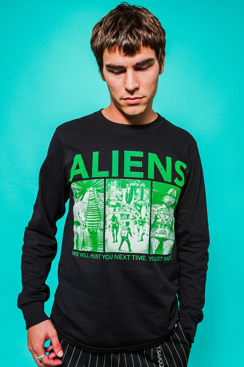 DDD Alien Invasion LS Tee - Black – Shonen Jump Store