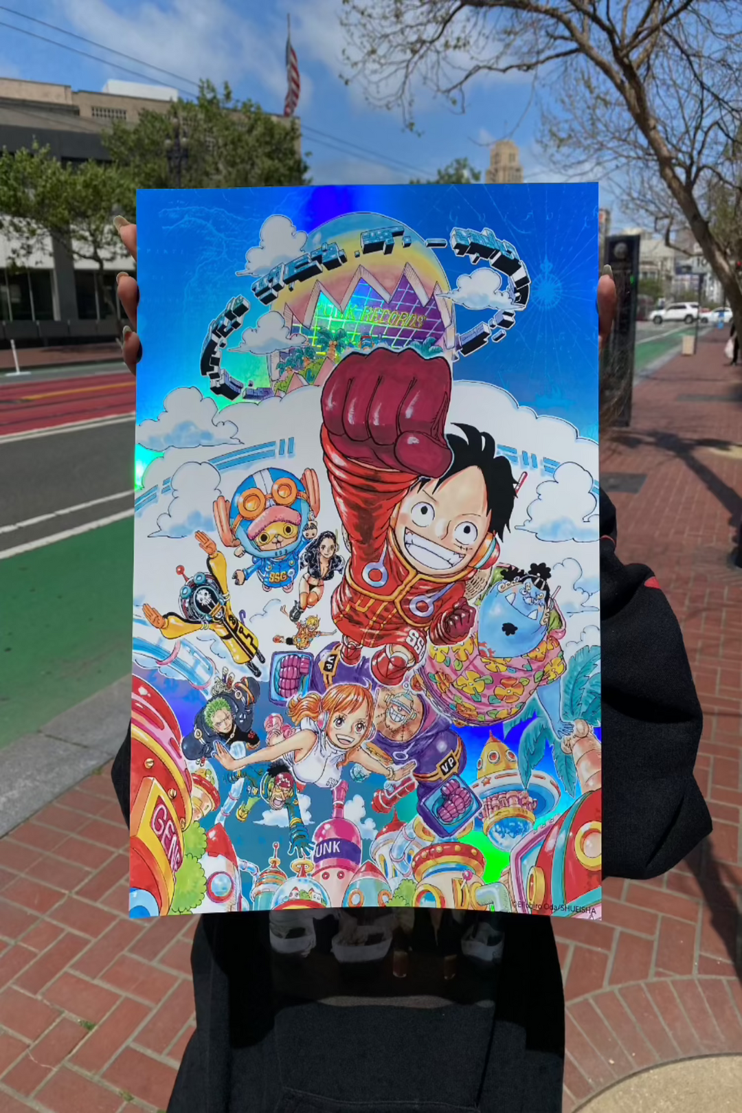One Piece Egghead Adventures Aurora Print