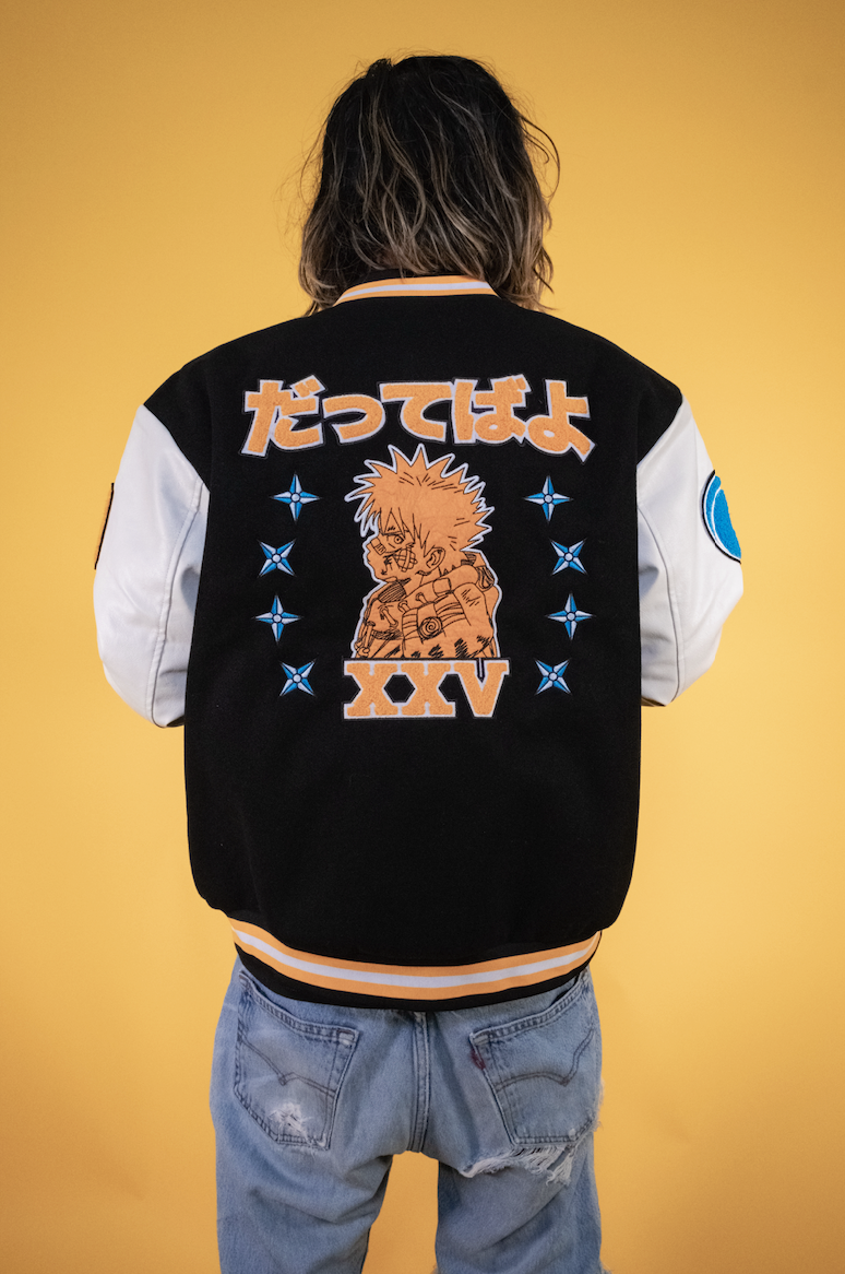 Naruto 25th Varsity Jacket - Black – Shonen Jump Store
