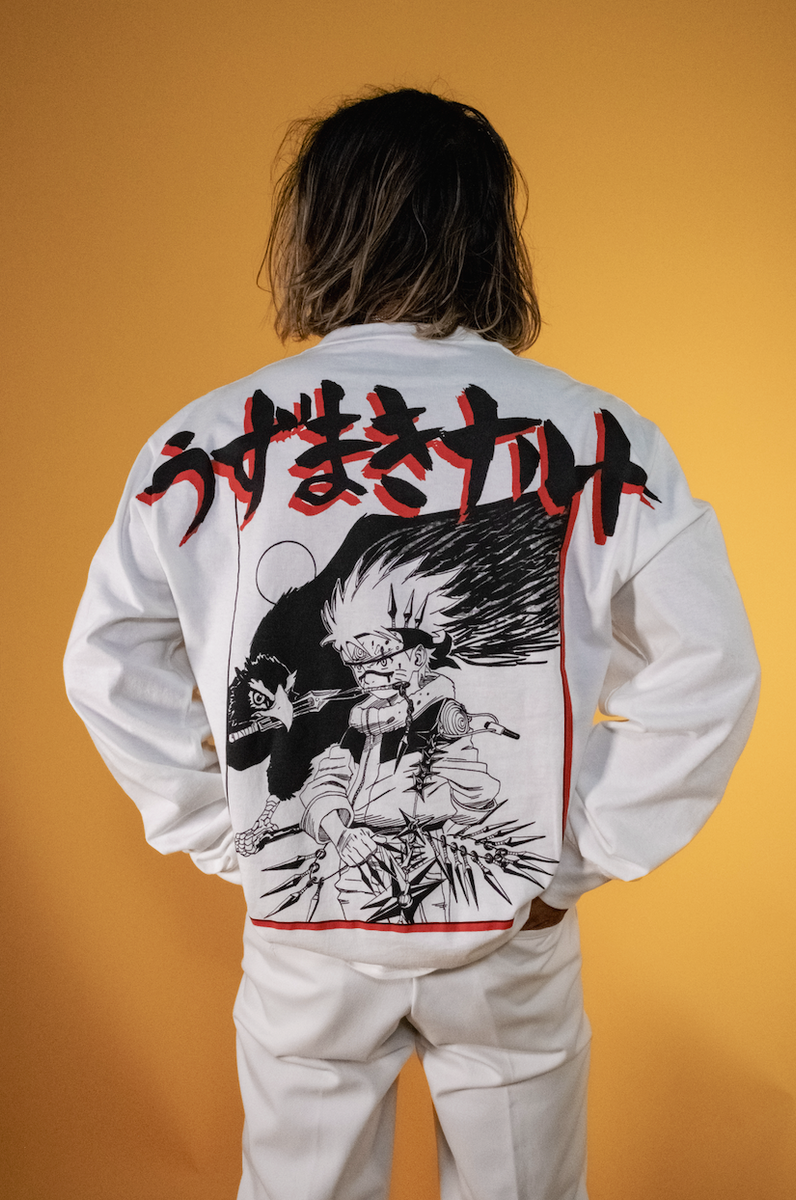 Naruto 25th Naruto Uzumaki LS Tee - White – Shonen Jump Store