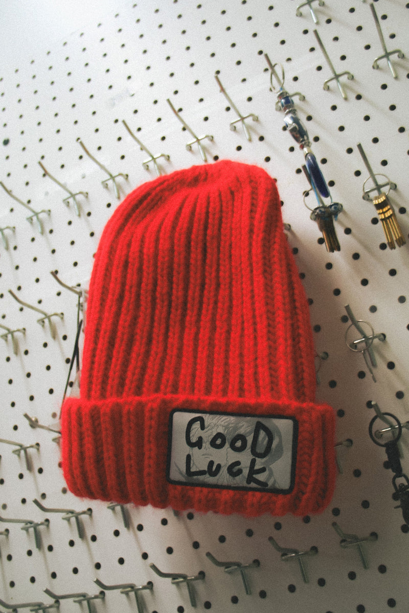 Undead Unluck Good Luck Beanie - Red – Shonen Jump Store