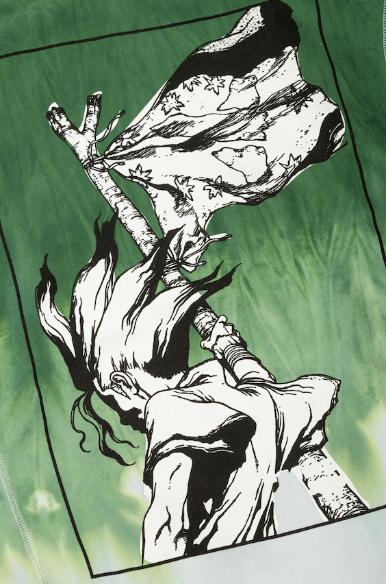 Dr. STONE Senku Kingdom of Science Tie Dye Hoodie - Green – Shonen