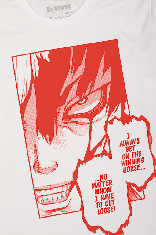 Dr.STONE ジャンプ　懸賞　Tシャツ 少年ジャンプ＋TシャツSHOP│TVアニメ絶賛放送中！『Dr.STONE』T