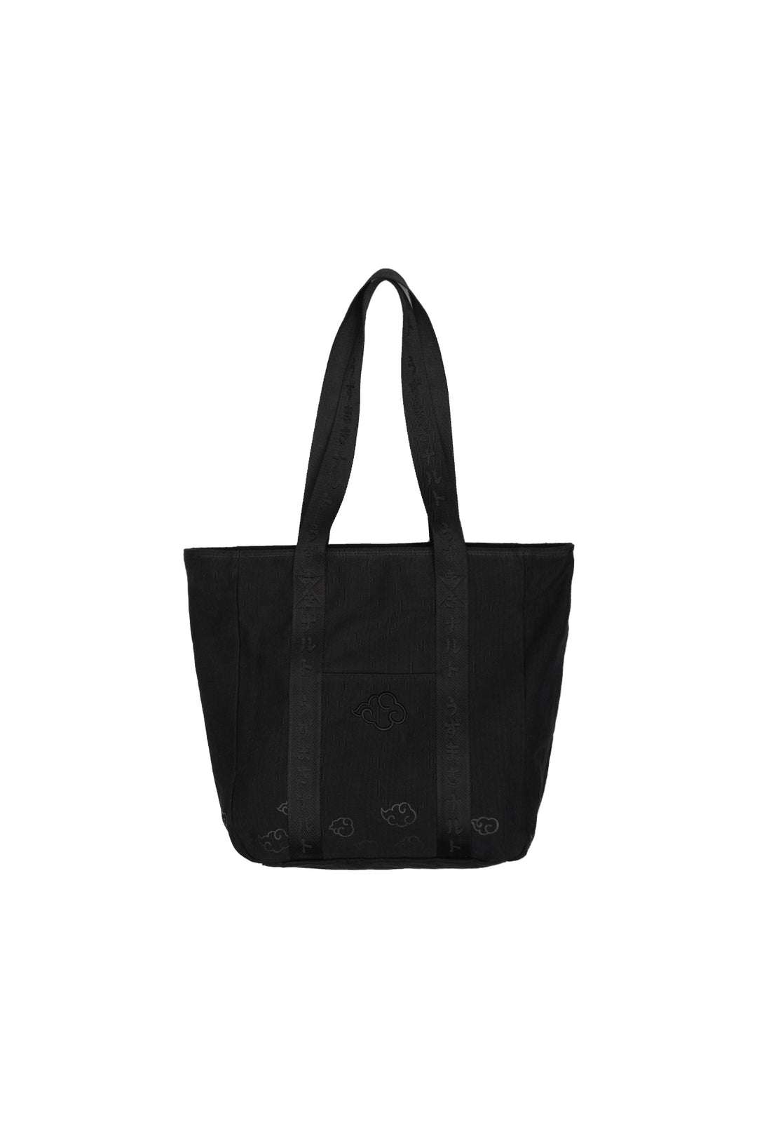 Naruto Shadow Embroidered Tote - Black