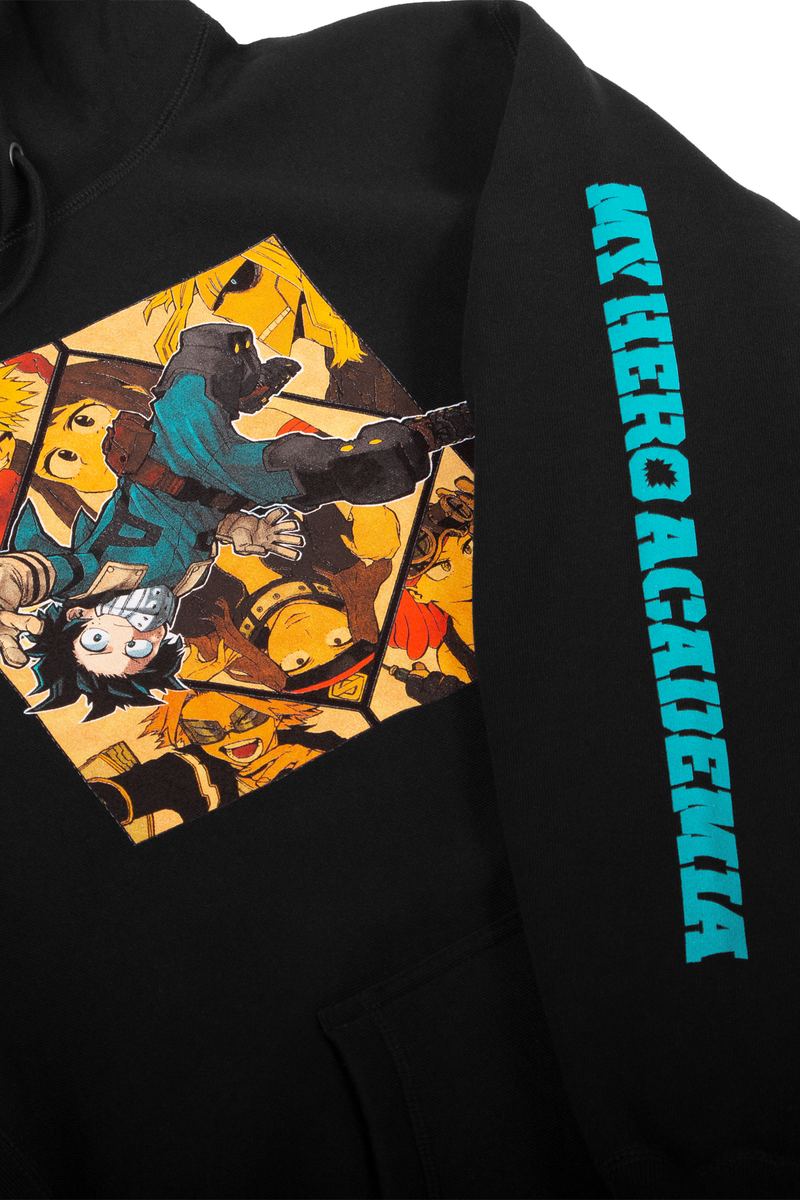 My Hero Academia Group Hoodie Black Shonen Jump Store