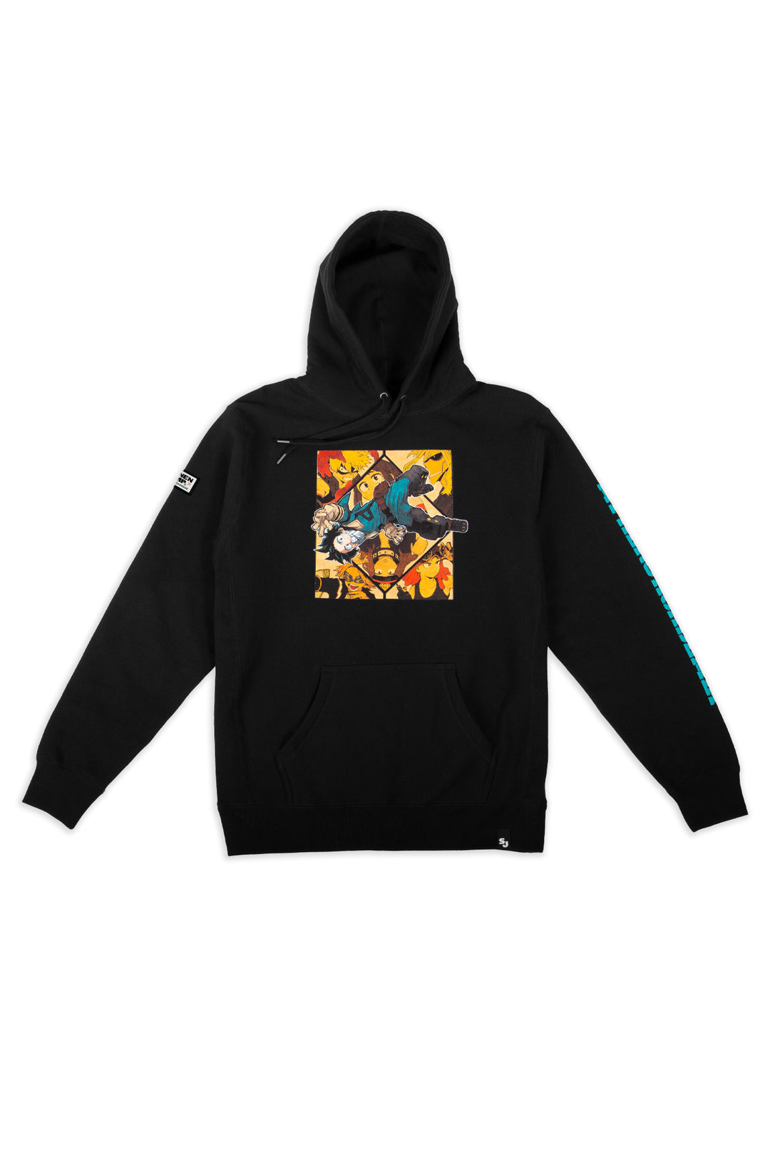 Front. My Hero Academia Group Hoodie / Hoody - Black