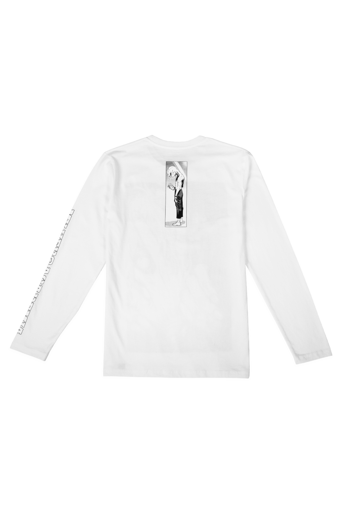 Back. My Hero Academia Shigaraki Long Sleeve Tee / Tshirt - White
