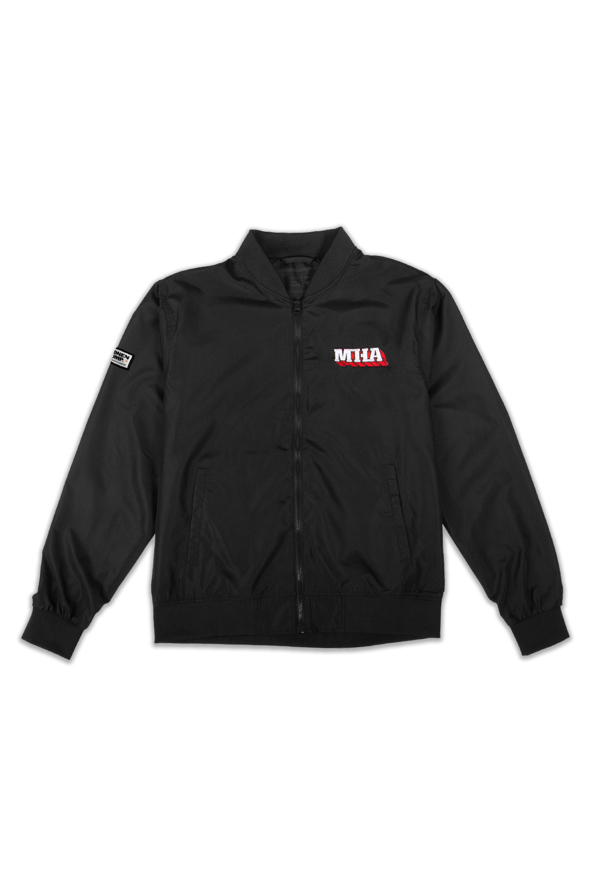 Front. MHA Lightweight Bomber Jacket - Black