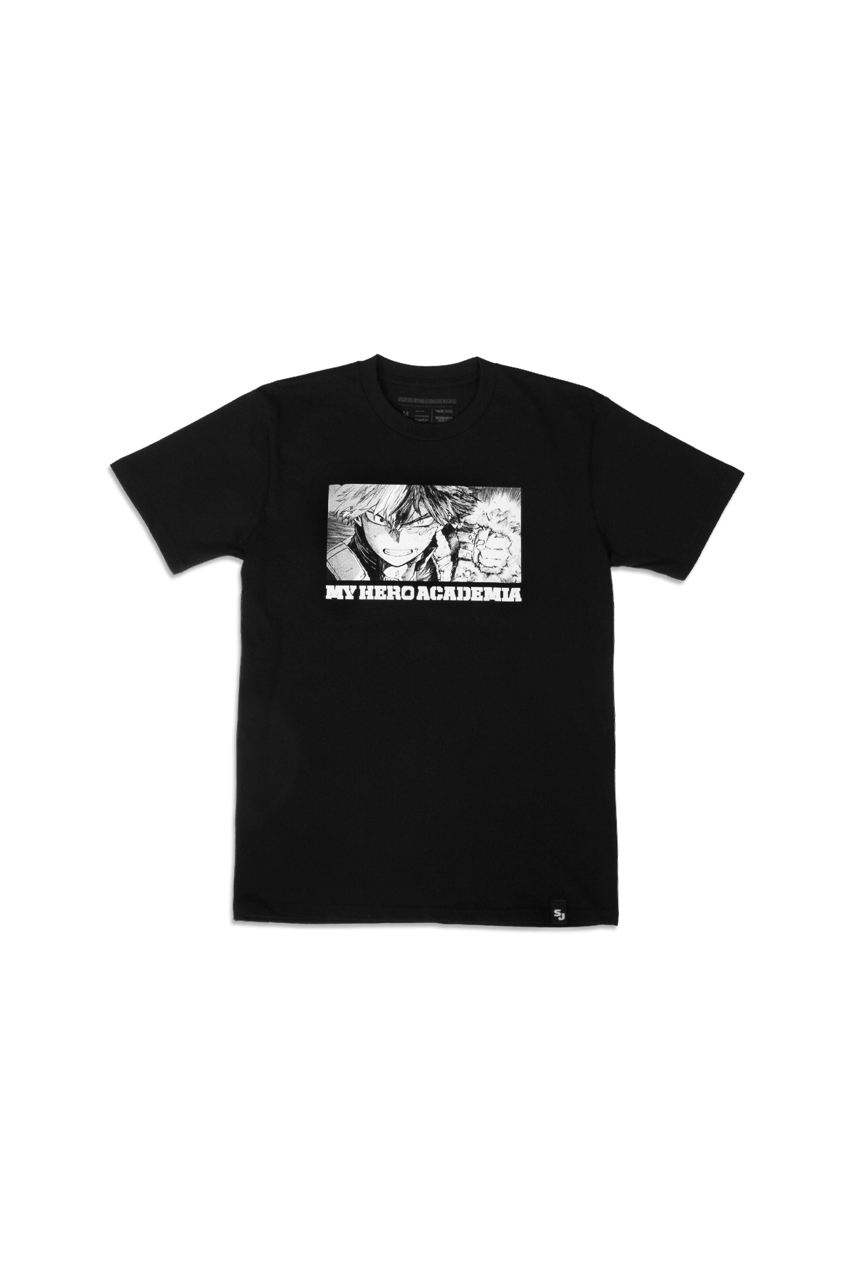 Front. My Hero Academia Todoroki Tee / Tshirt - Black