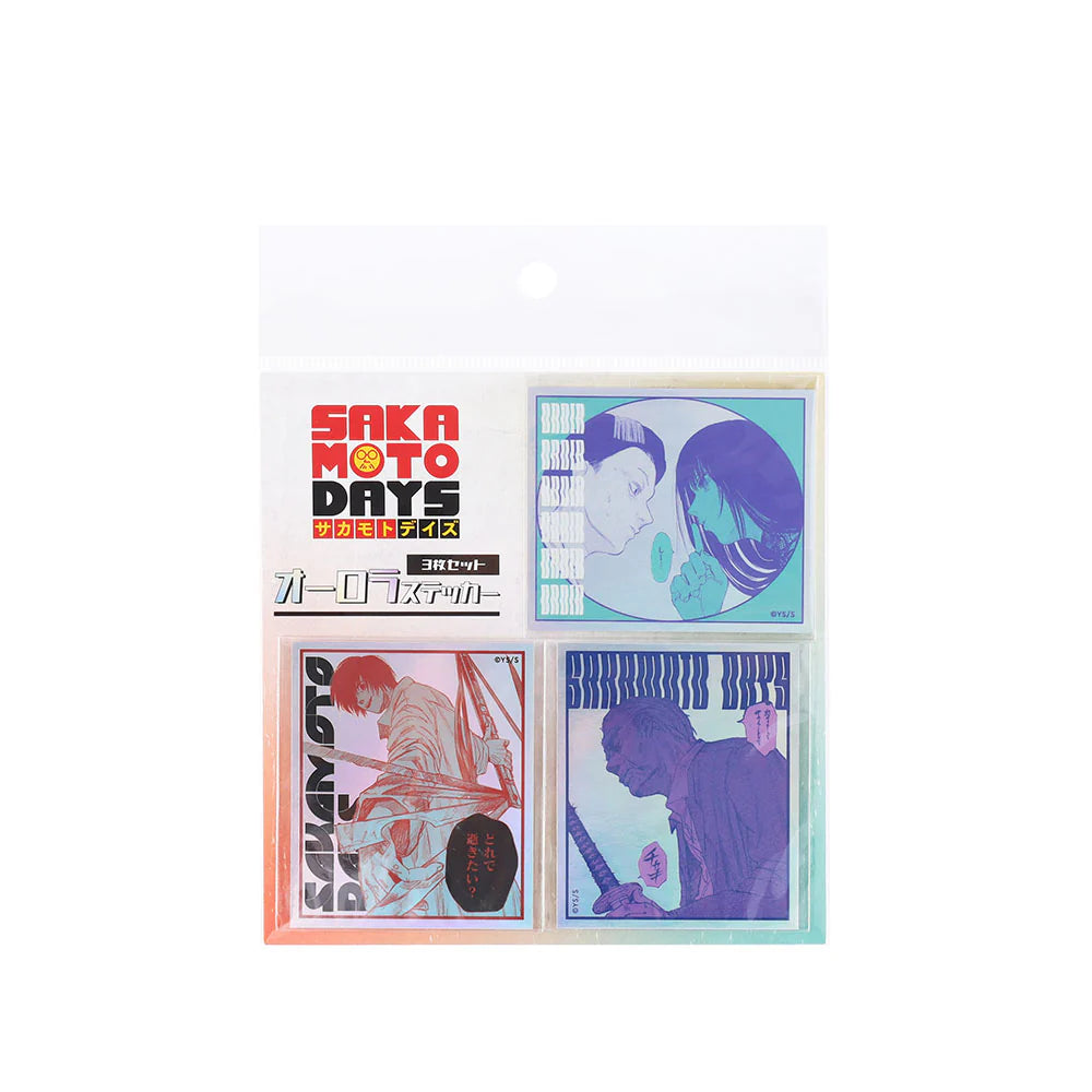 SAKAMOTO DAYS Aurora Sticker Set of 3 [Nagumo / Osaragi / Takamura]