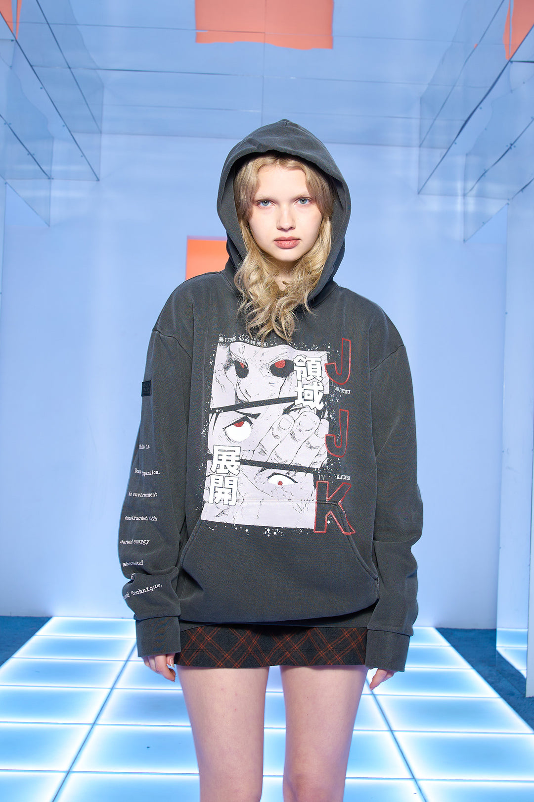 Jujutsu Kaisen Curses Pullover Hoodie - Potassium Black