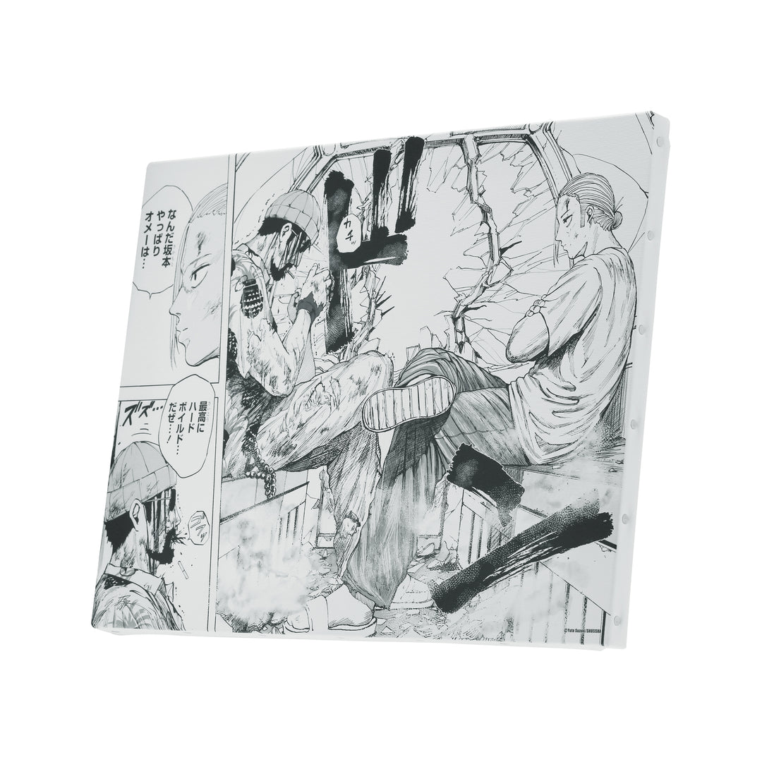 SAKAMOTO DAYS Famous Scene BIG Canvas Art Board "What is Sakamoto after all... The hard-boiled at its best... That's it...!"