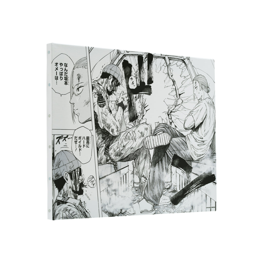 SAKAMOTO DAYS Famous Scene BIG Canvas Art Board "What is Sakamoto after all... The hard-boiled at its best... That's it...!"