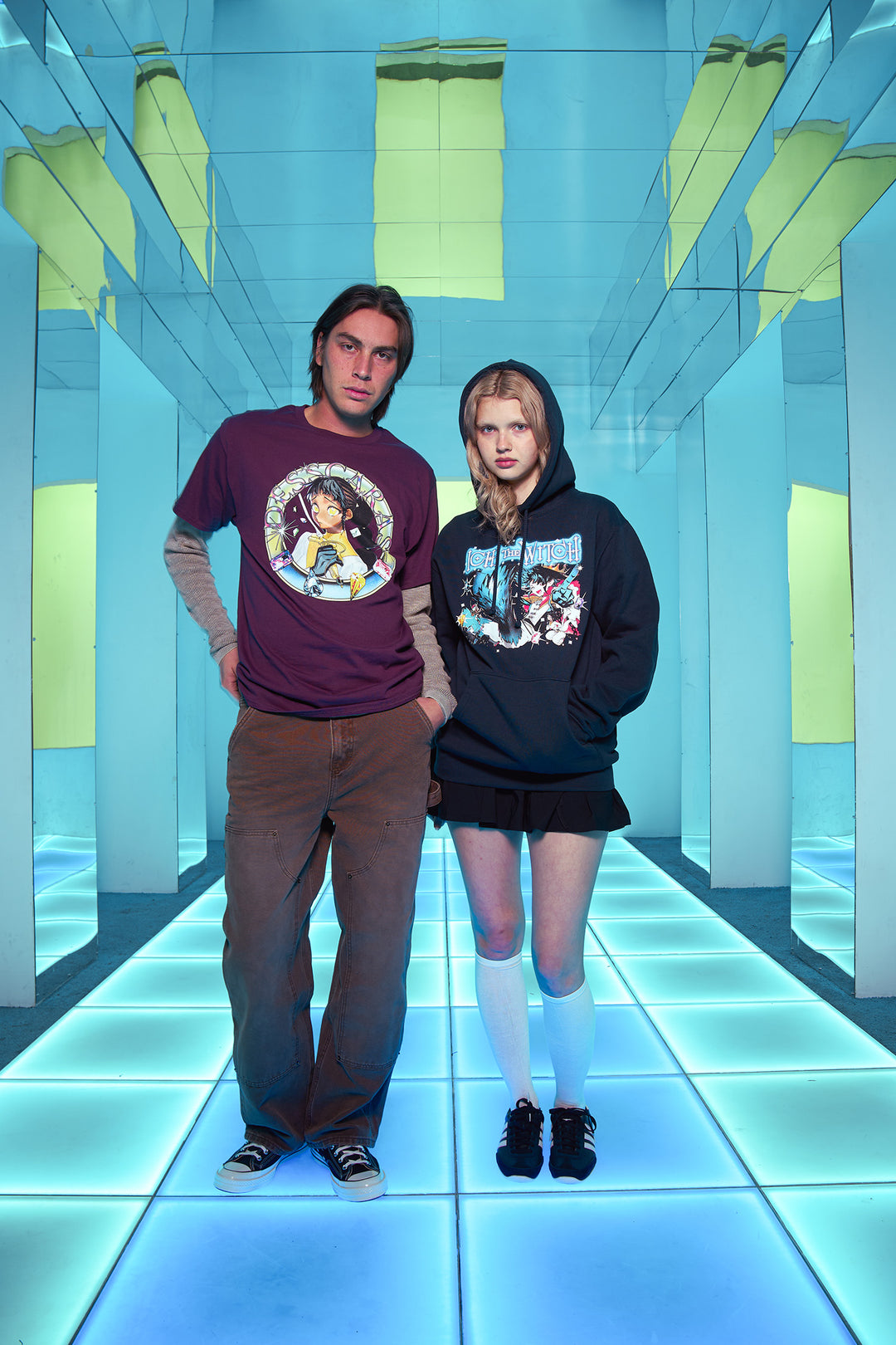 Desscaras Bright Gems Tee - Eggplant