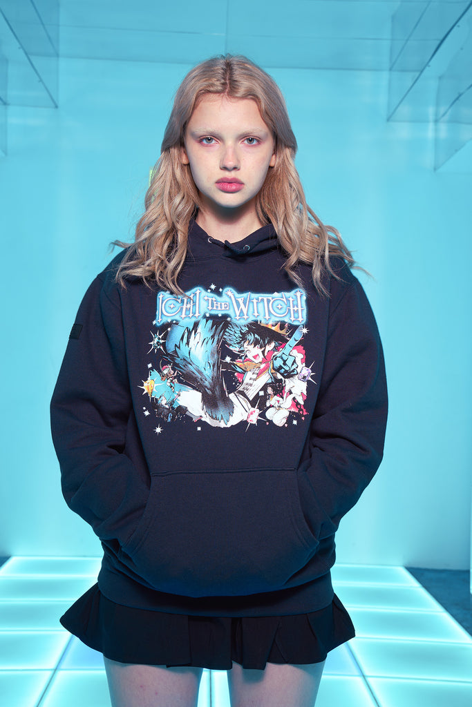 Ichi the Witch Storybook Pullover Hoodie - Navy – Shonen Jump Store