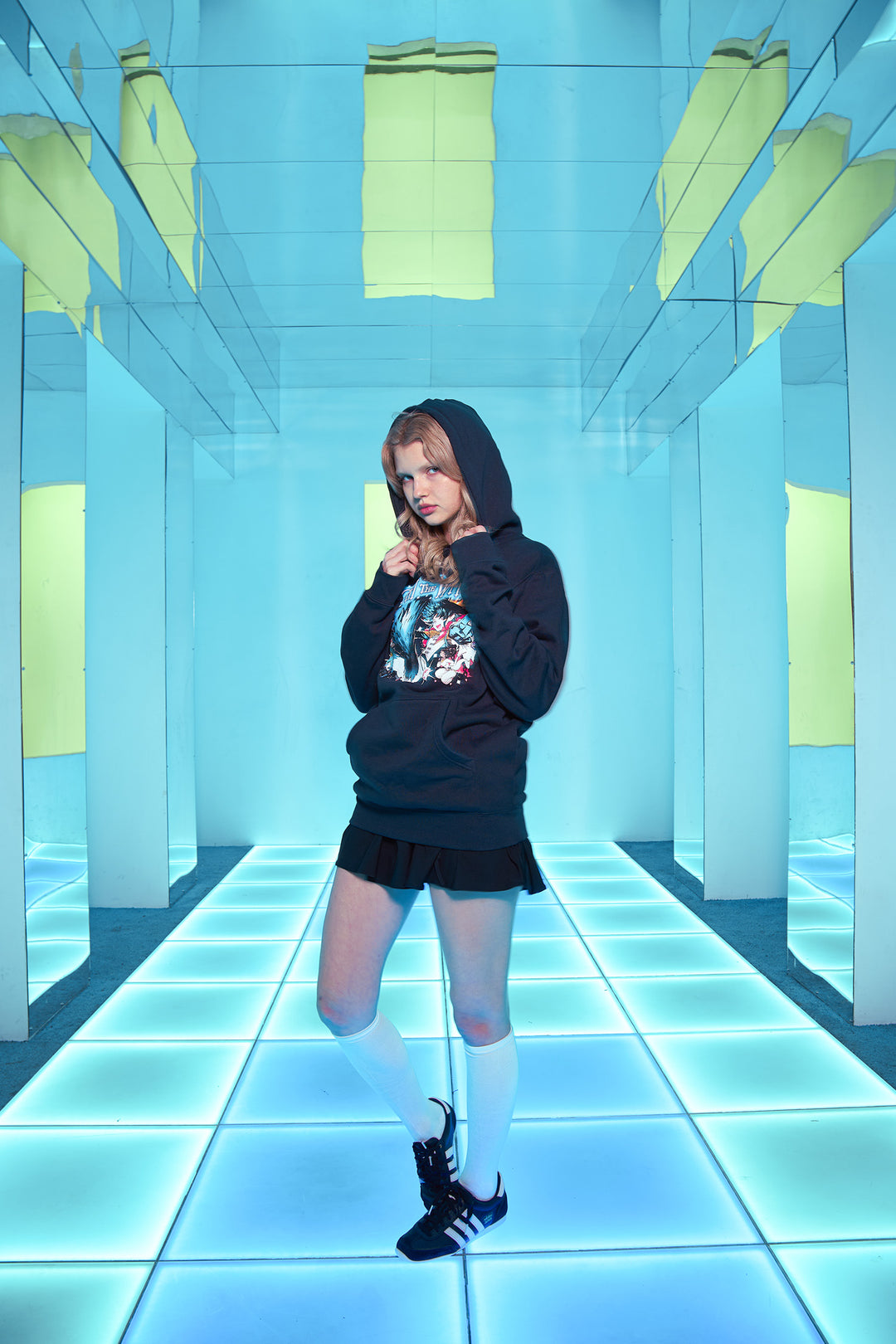 Ichi the Witch Storybook Pullover Hoodie - Navy