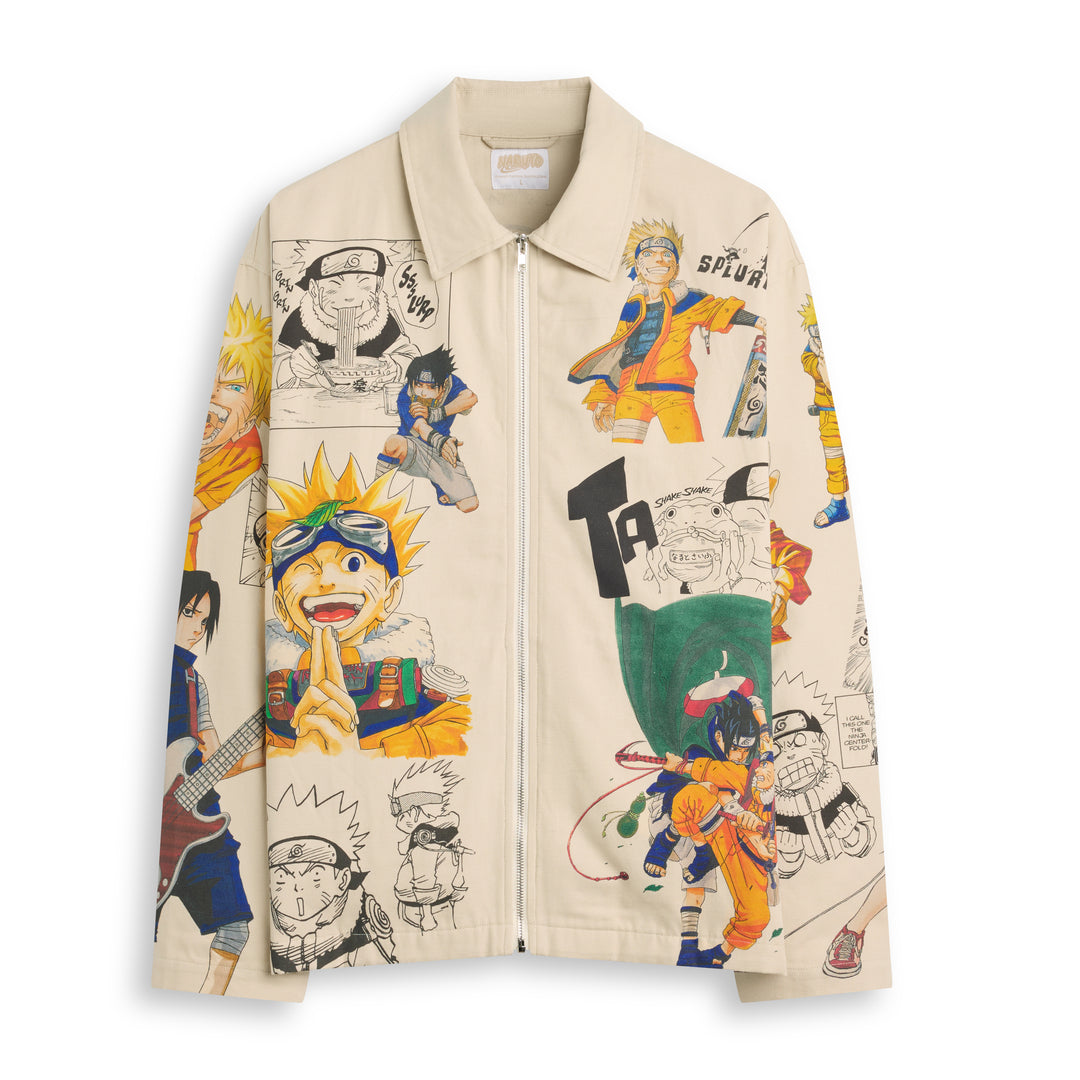 Complex Con 2026: Naruto Doodle Work Jacket - Khaki