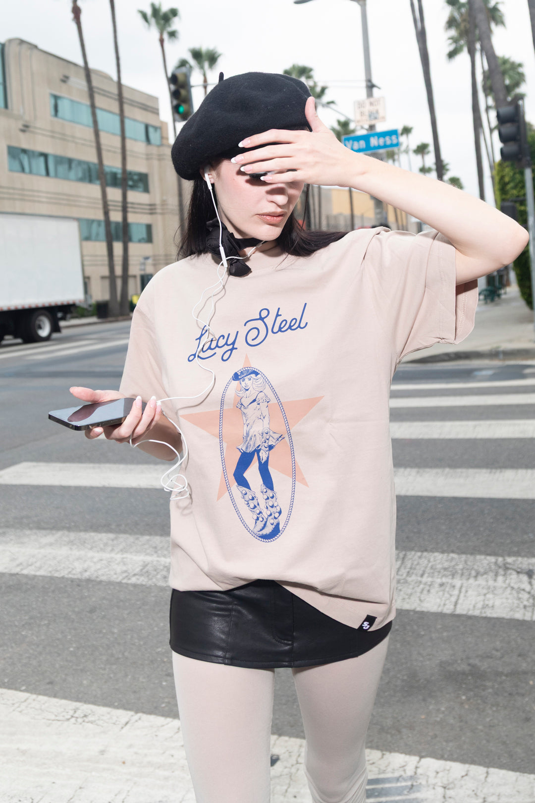 Steel Ball Run Lucy Steel Tee - Spring Tan