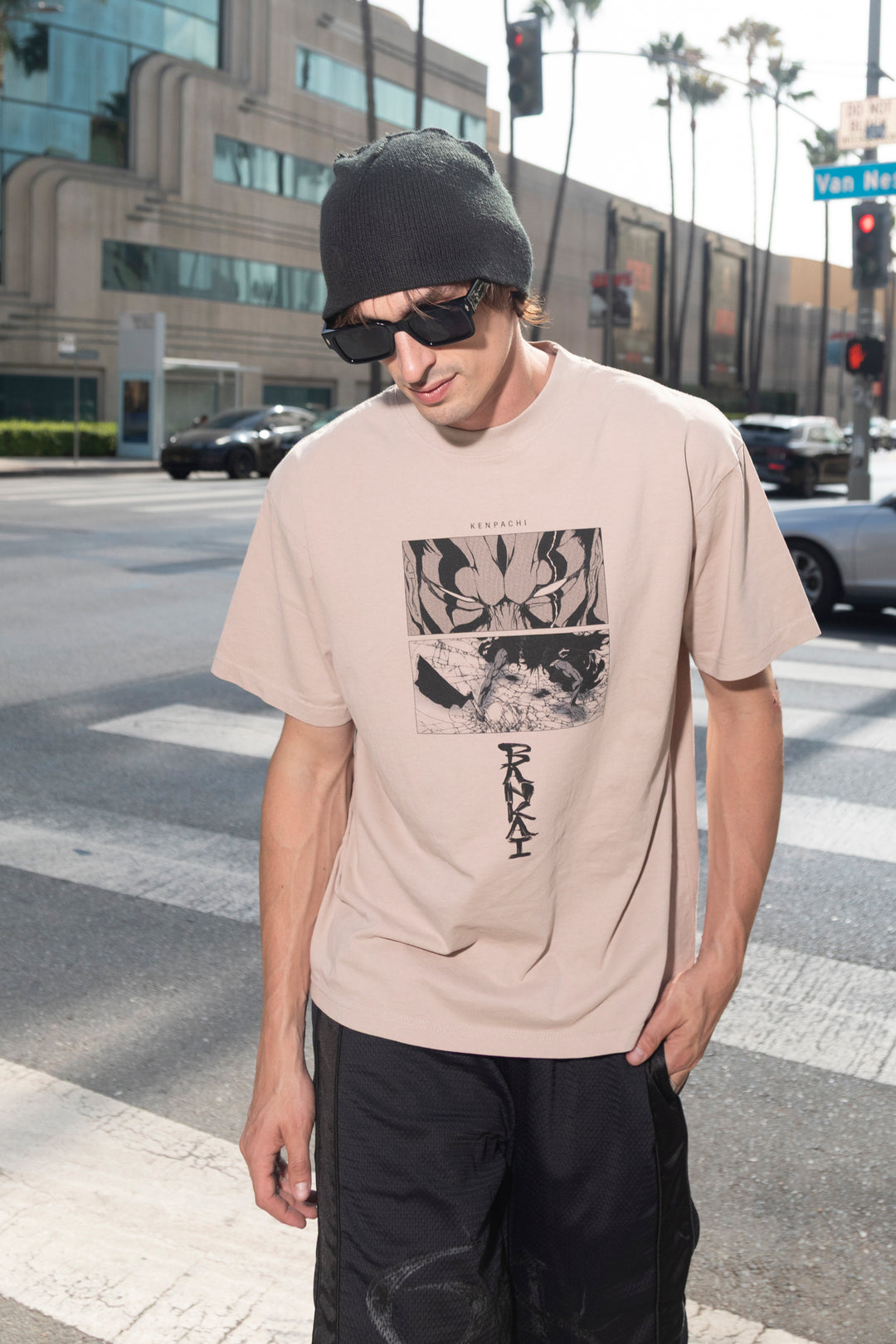 BLEACH Kenpachi Bankai Tee - Spring Tan