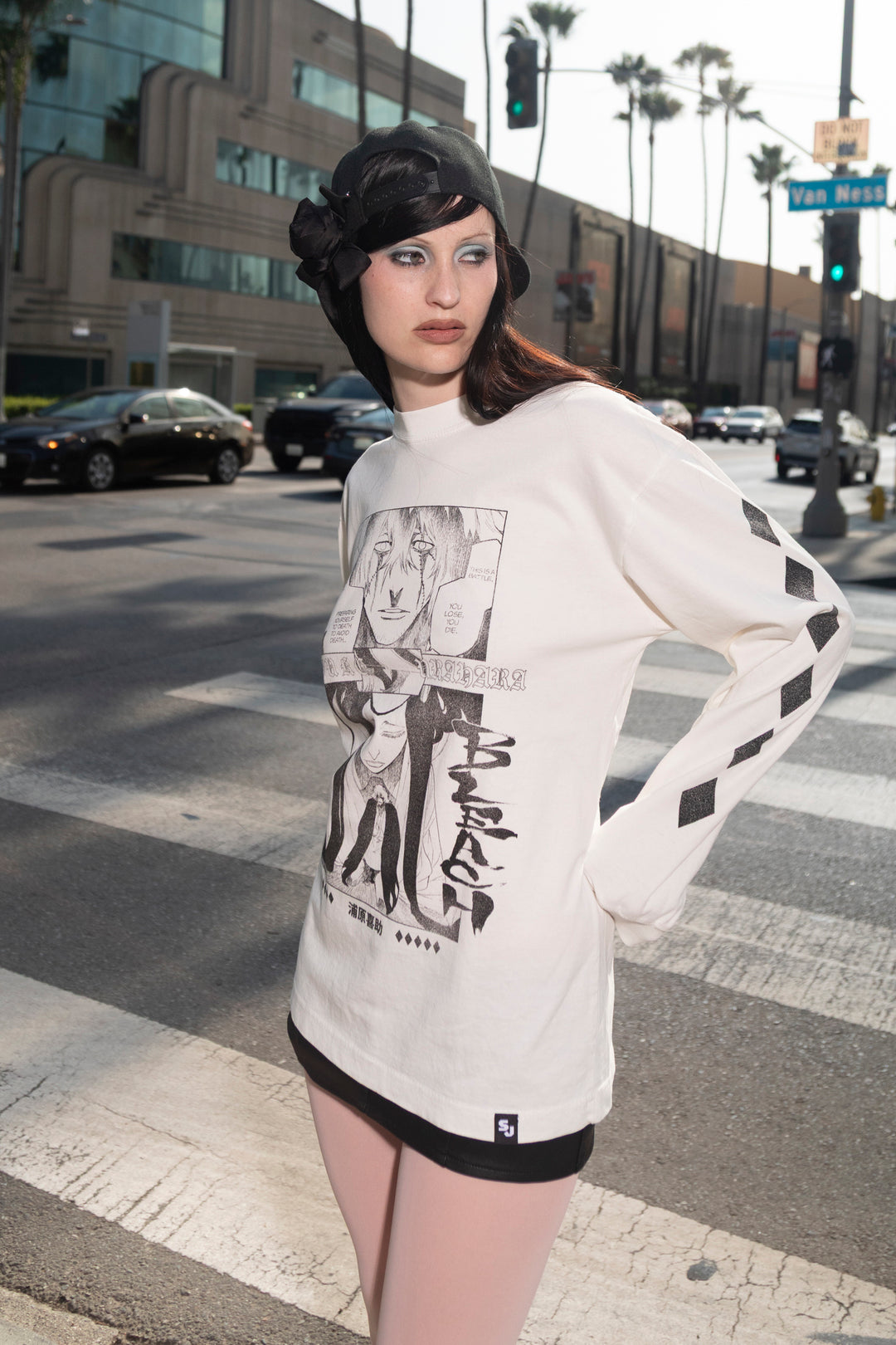 BLEACH Urahara LS Tee - White