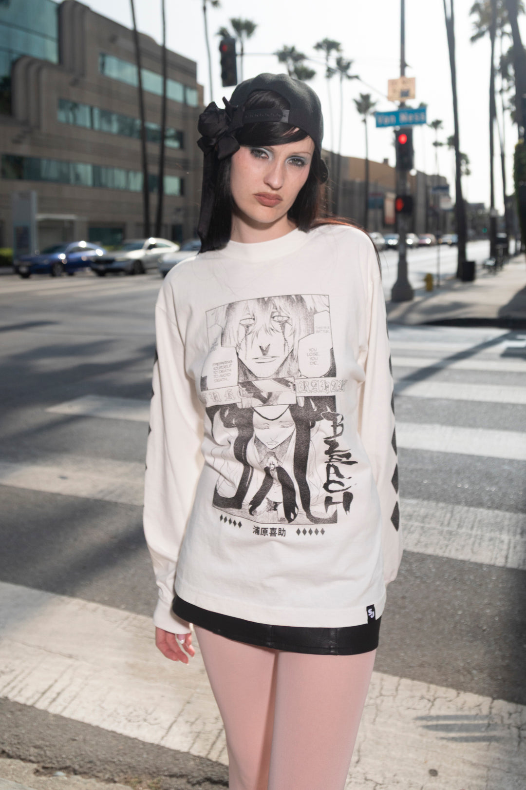 BLEACH Urahara LS Tee - White