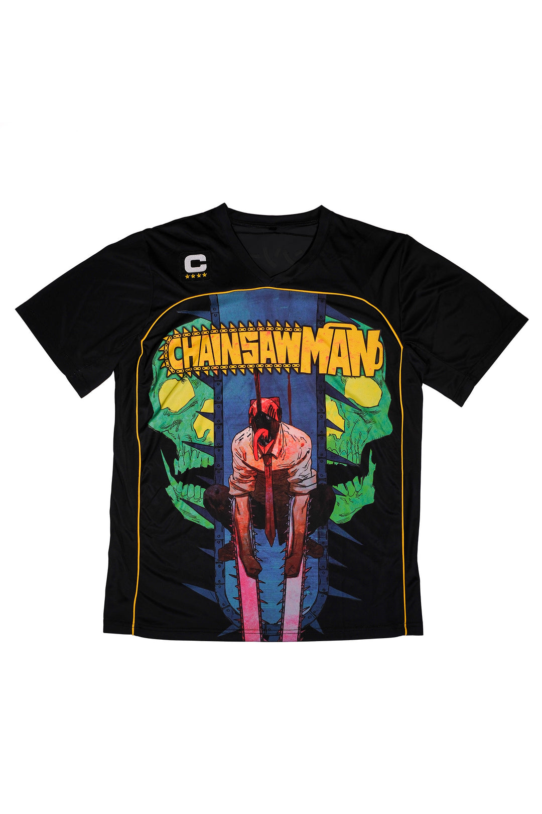 Chainsaw Man Football Jersey - Black