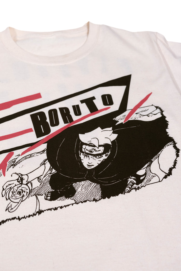 Boruto: Two Blue Vortex Flying Raijin Jutsu Tee - Natural – Shonen Jump ...