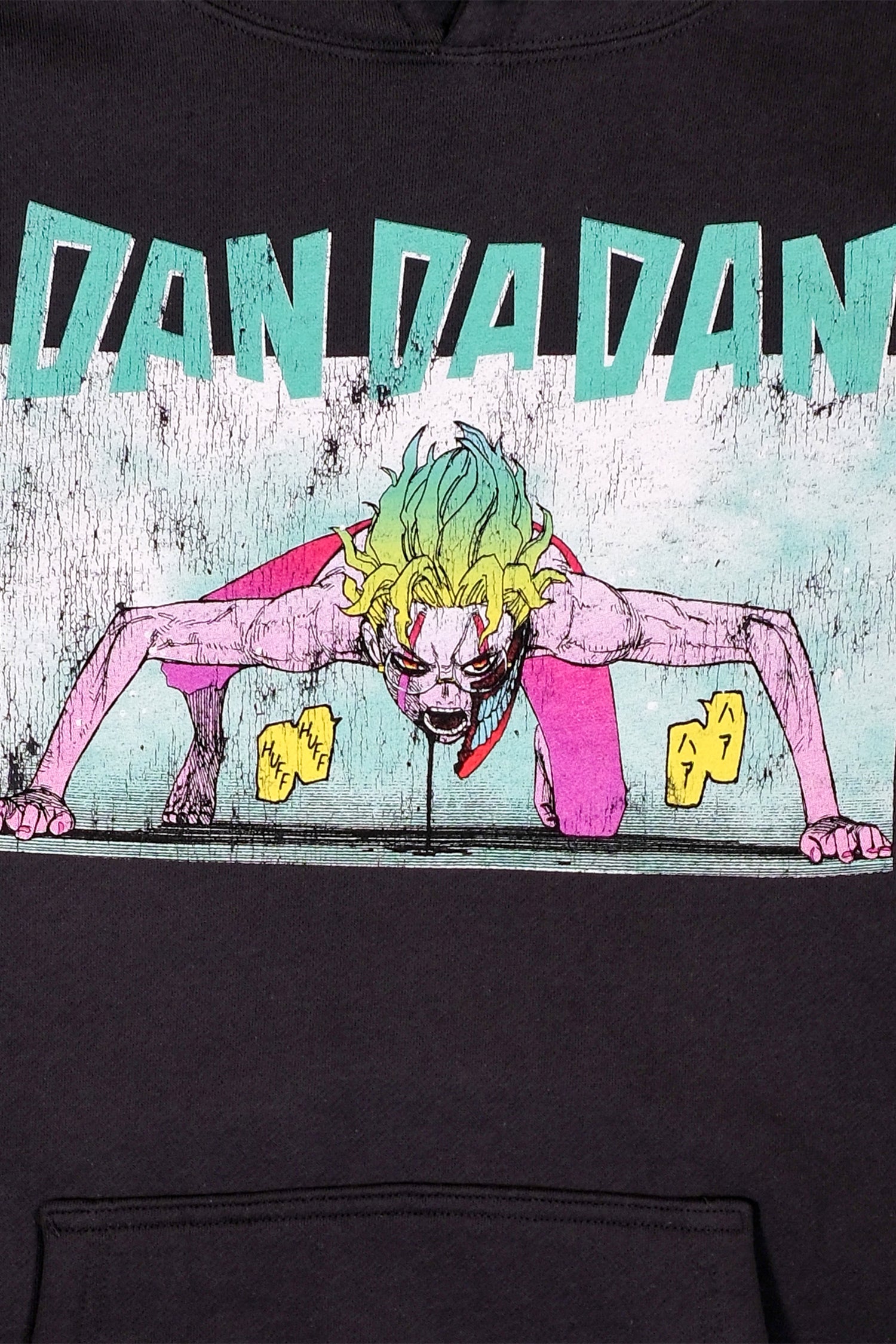 Dan Da Dan Okarun Ready Distressed Hoodie - Bristol Black – Shonen