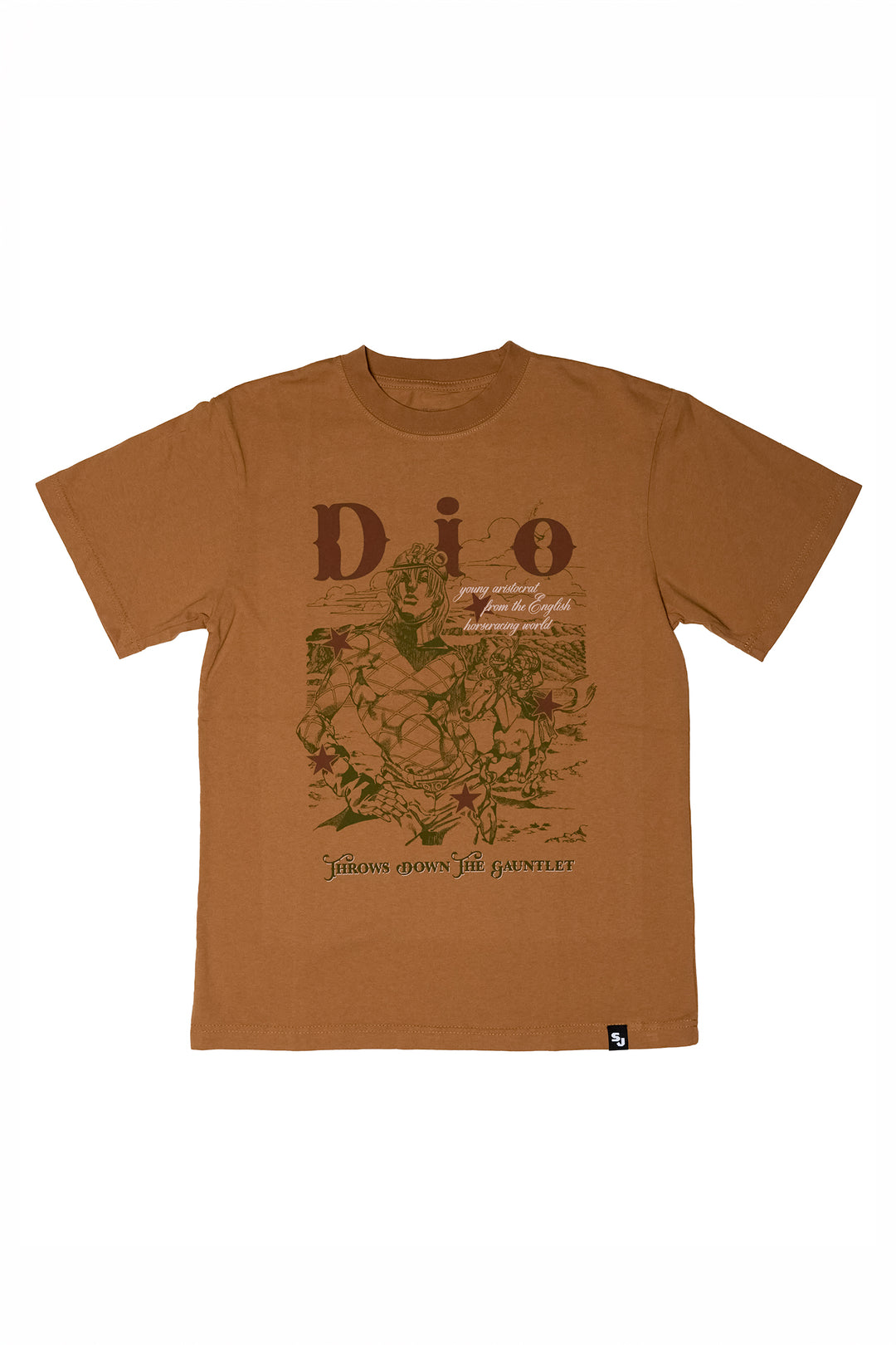 Steel Ball Run Diego Brando 'Dio' Tee - Wheat