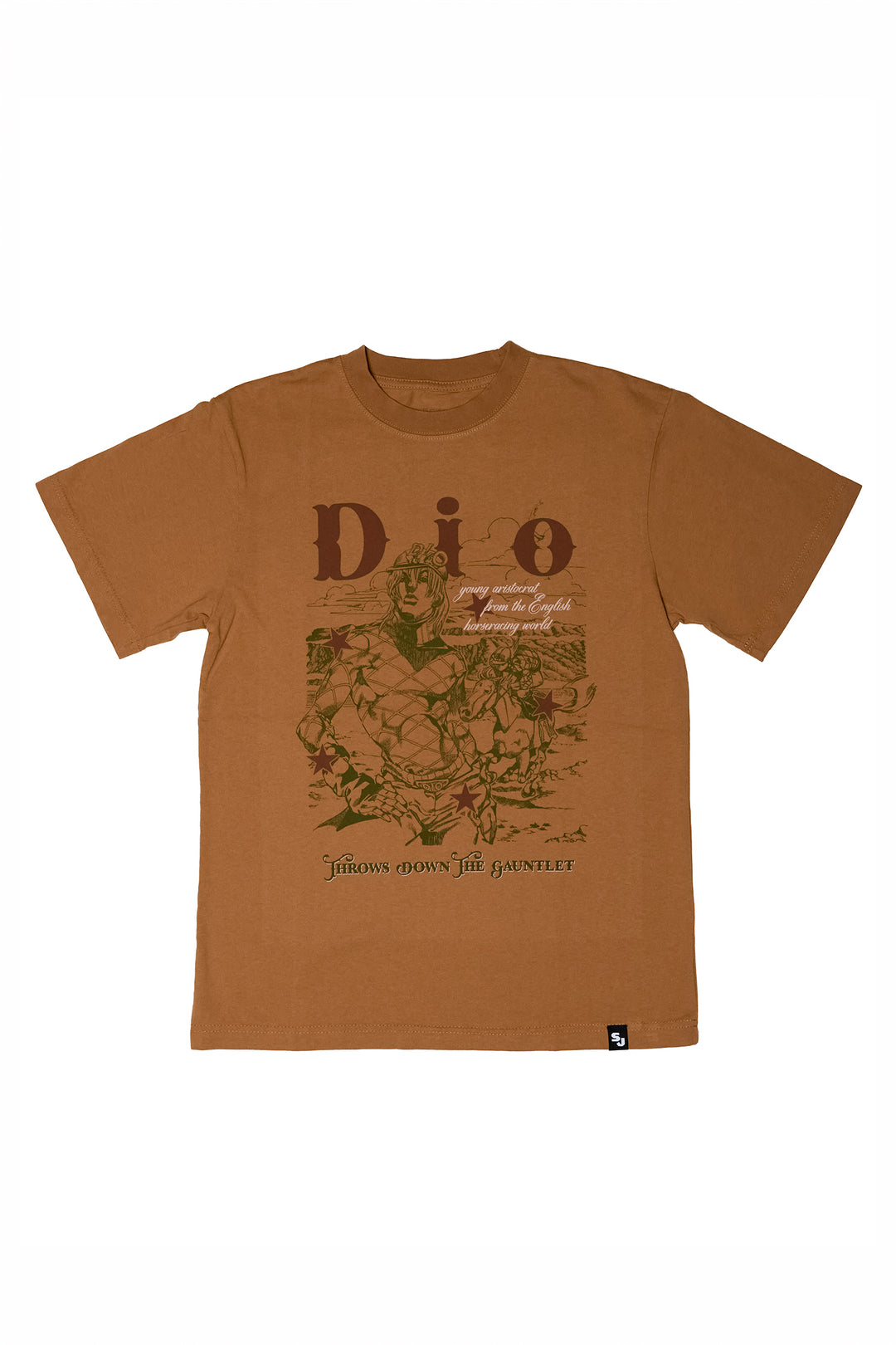 Steel Ball Run Diego Brando 'Dio' Tee - Wheat