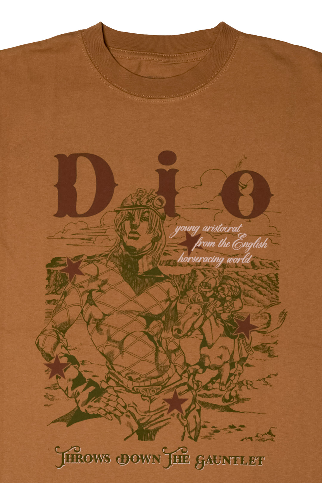 Steel Ball Run Diego Brando 'Dio' Tee - Wheat