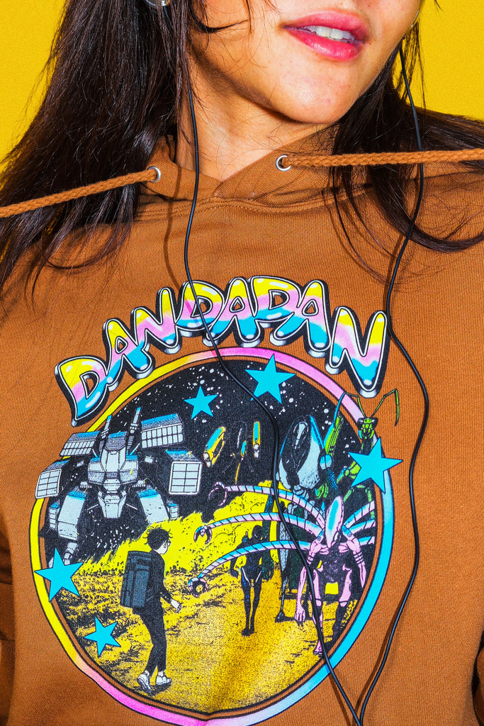 Retro Space Aliens Pullover Hoodie - Saddle Brown – Shonen Jump Store