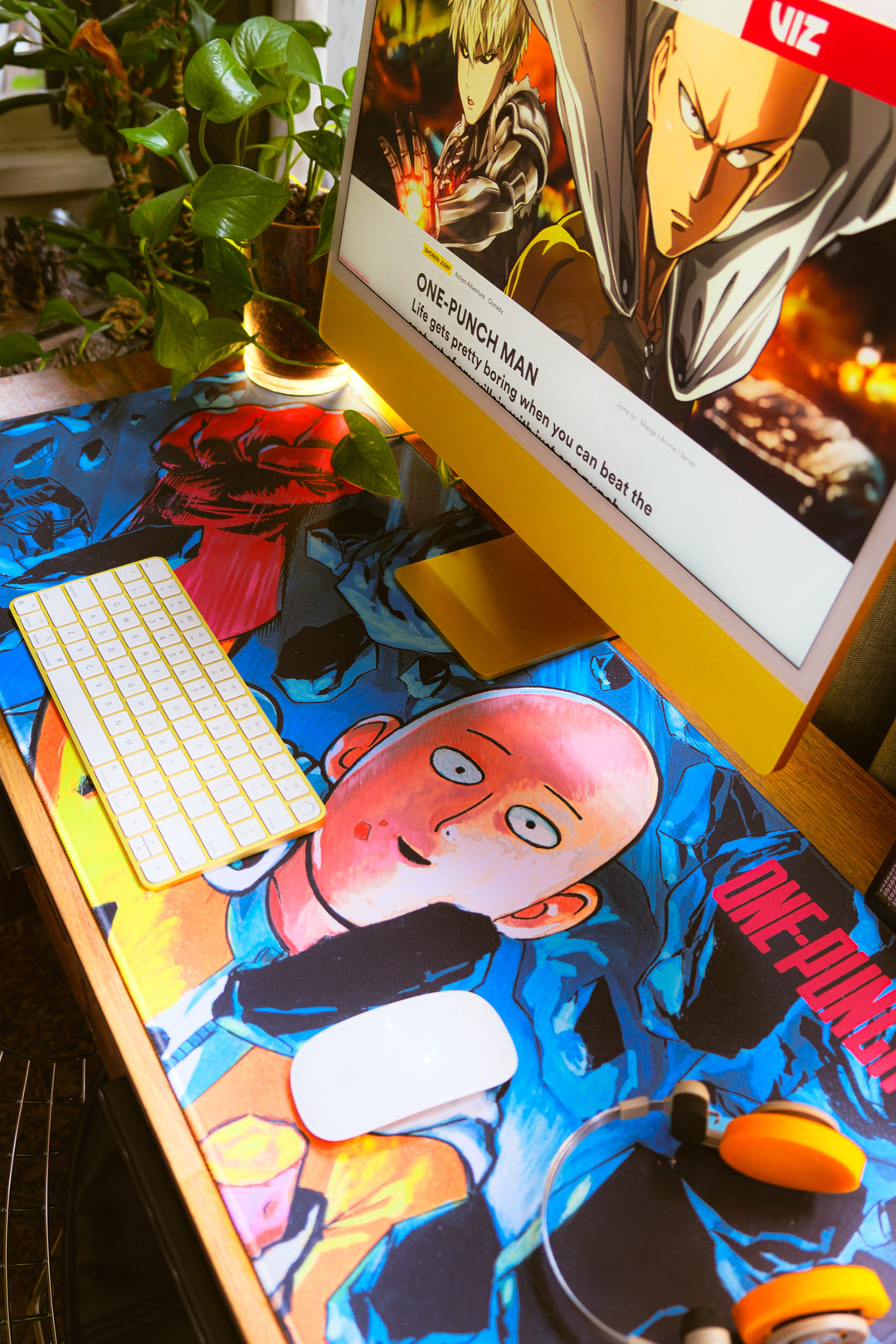 One Punch Man XL Desk Mat