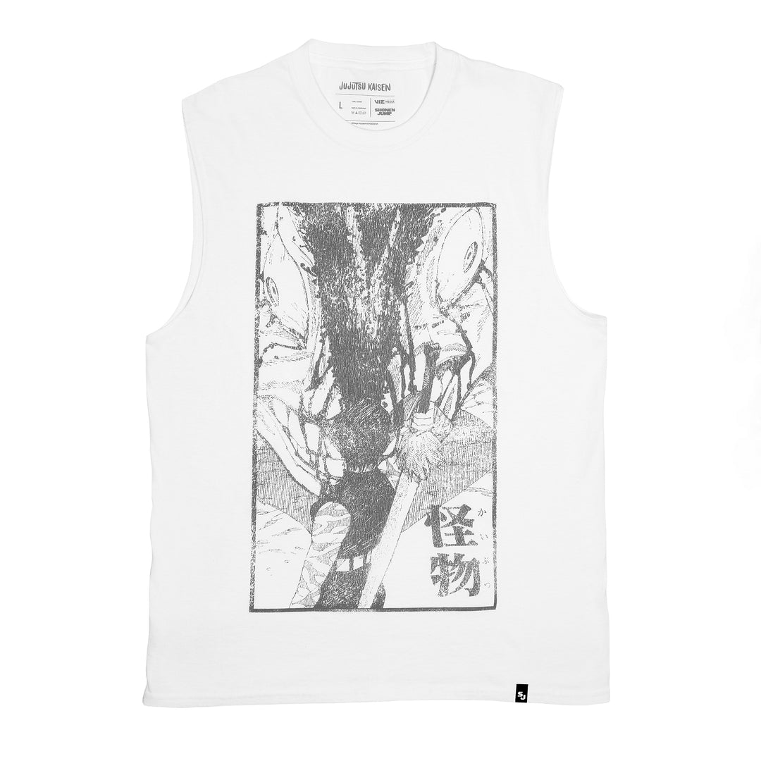 Sorcerer Wins Muscle Tank - White
