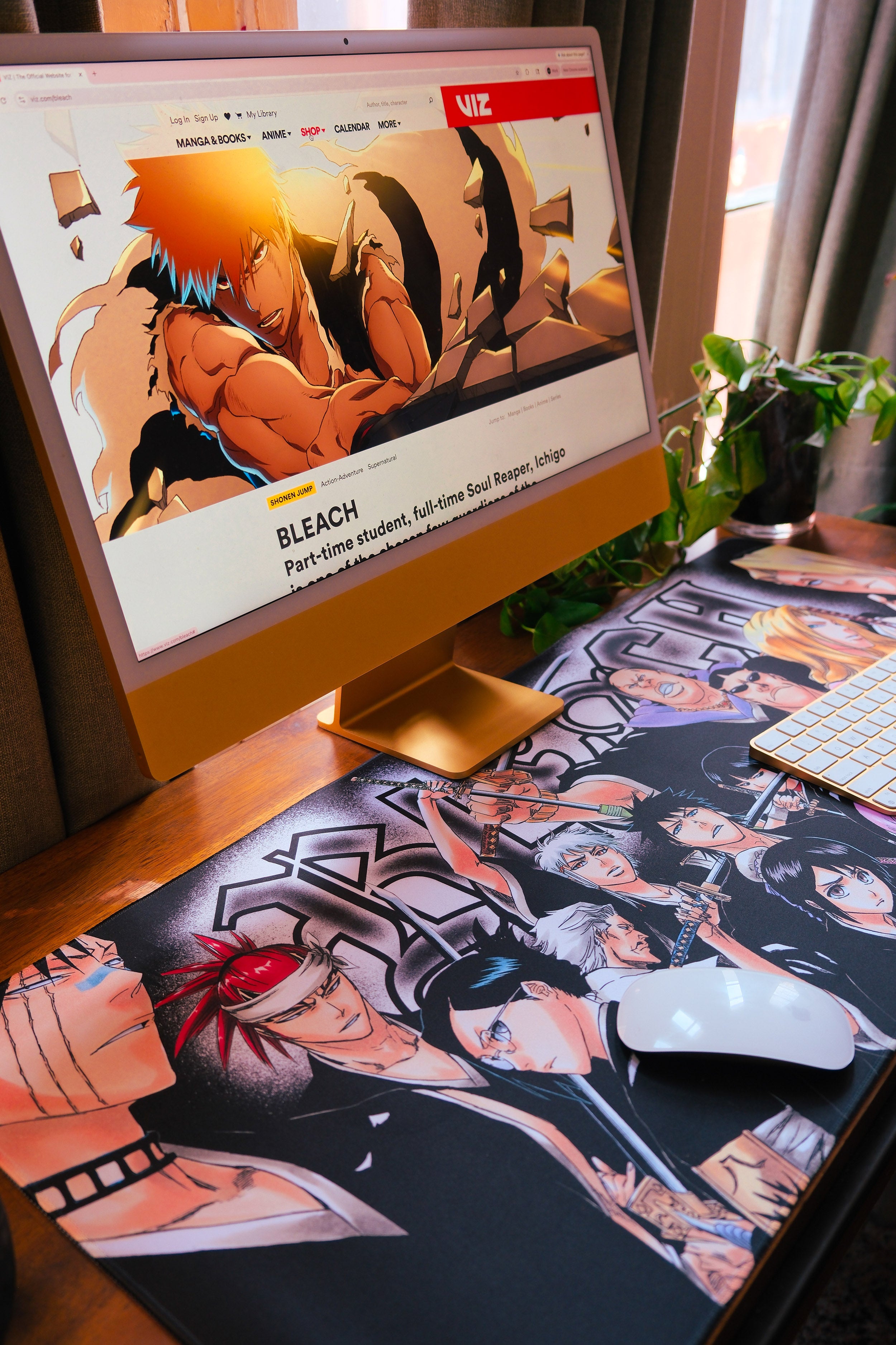 BLEACH All Black Crew XL Desk Mat – Shonen Jump Store