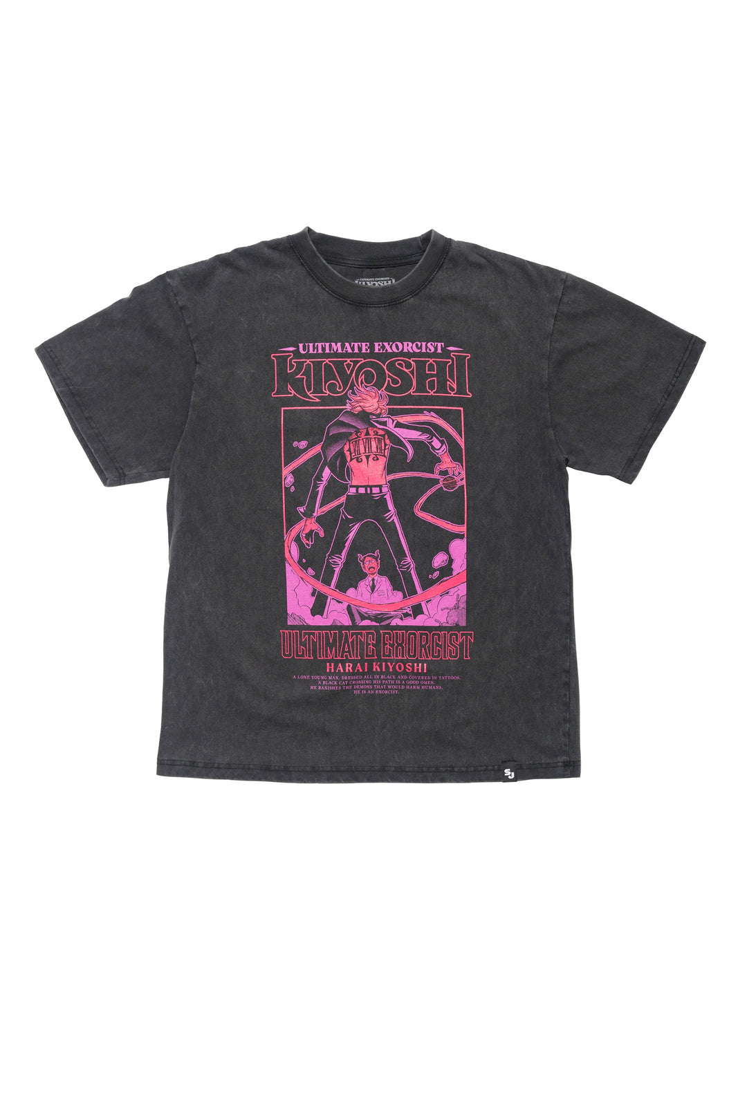 Ultimate Exorcist Kiyoshi Tattooed Exorcist Tee - Vintage Black