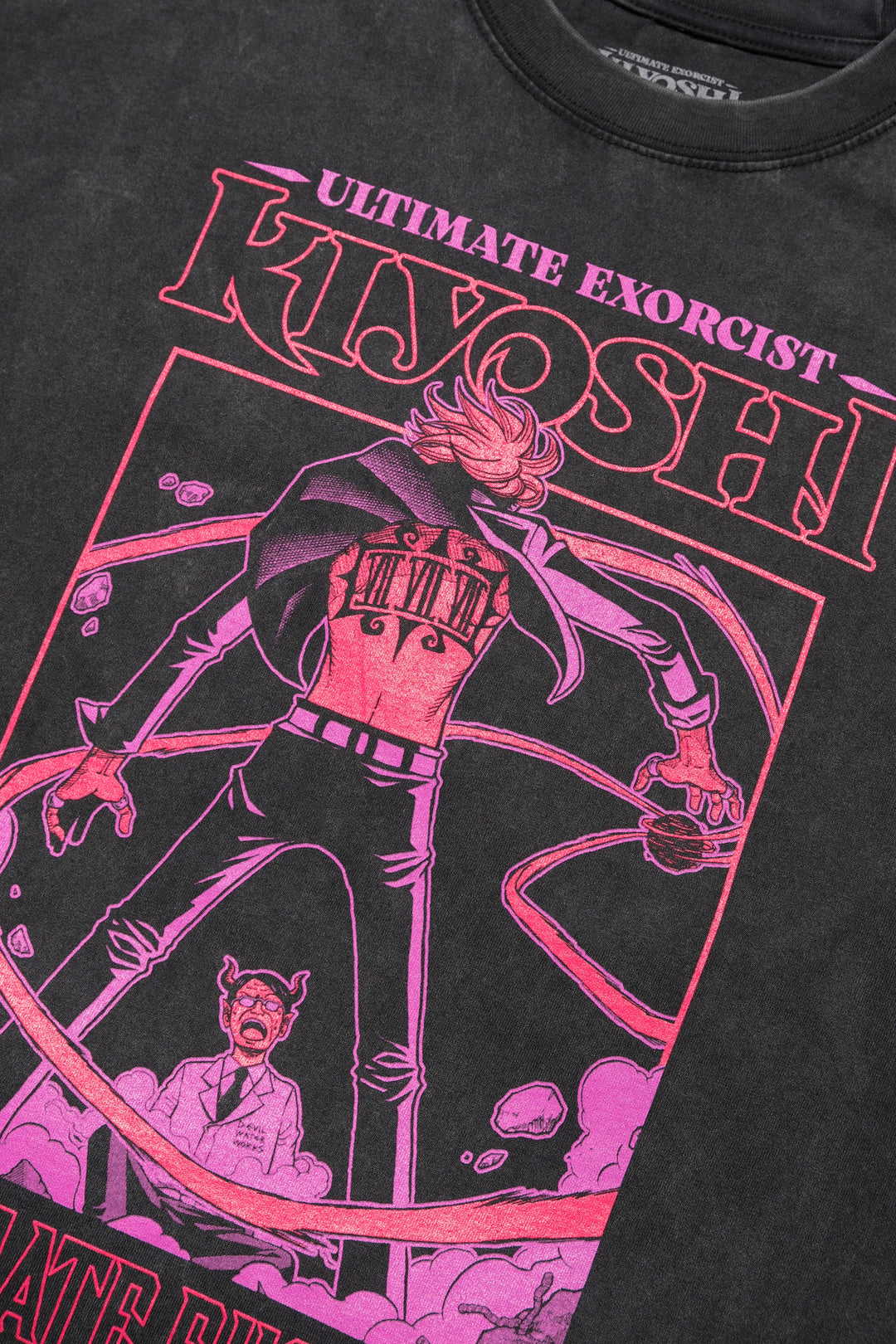 Ultimate Exorcist Kiyoshi Tattooed Exorcist Tee - Vintage Black