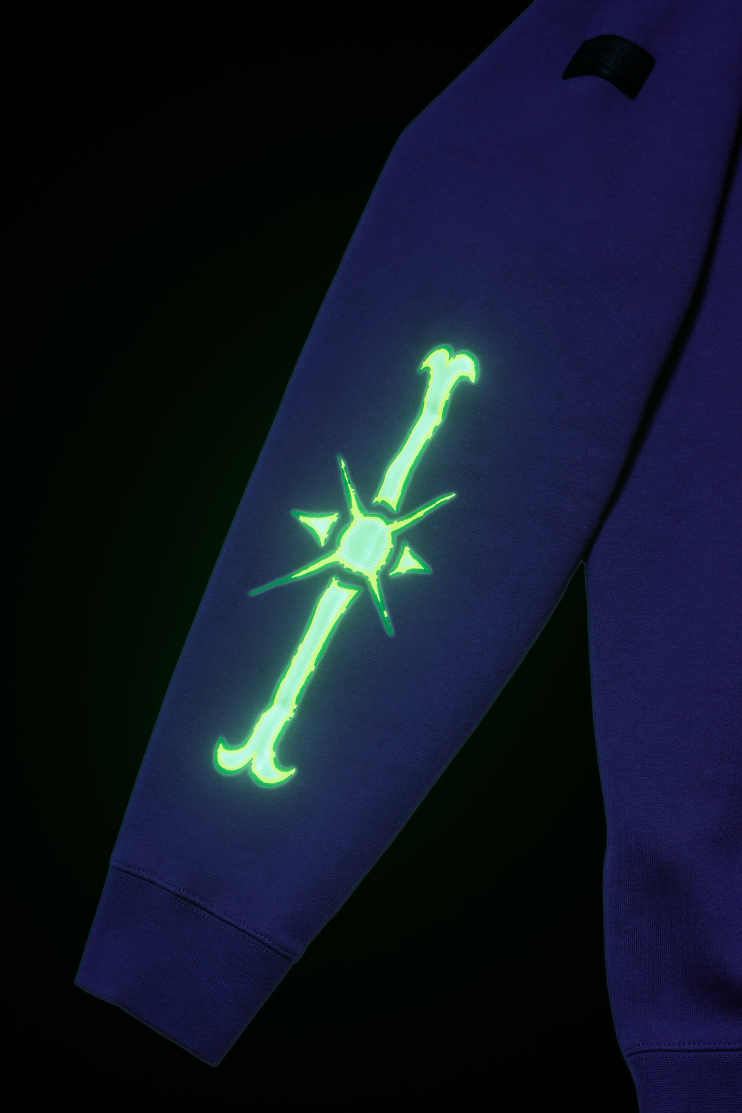 Ultimate Exorcist Kiyoshi Tattoos Glow In The Dark Pullover Hoodie - Spiced Plum