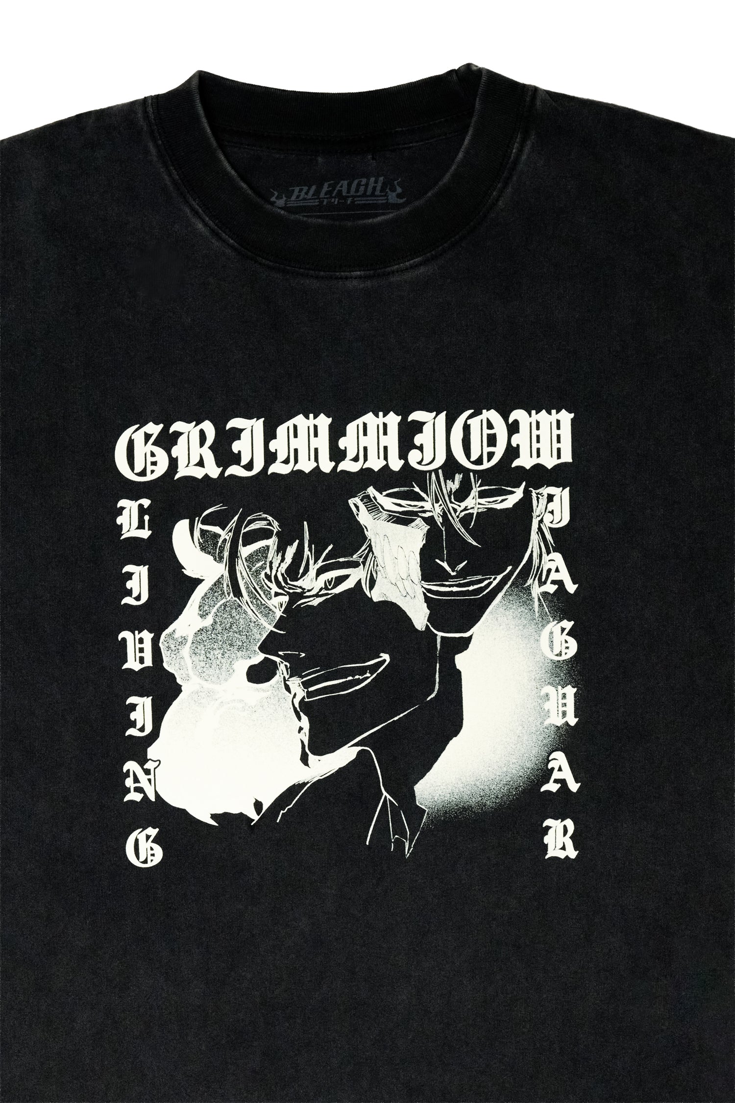 BLEACH Grimmjow Jaguar Crop Tee - Vintage Black – Shonen Jump Store