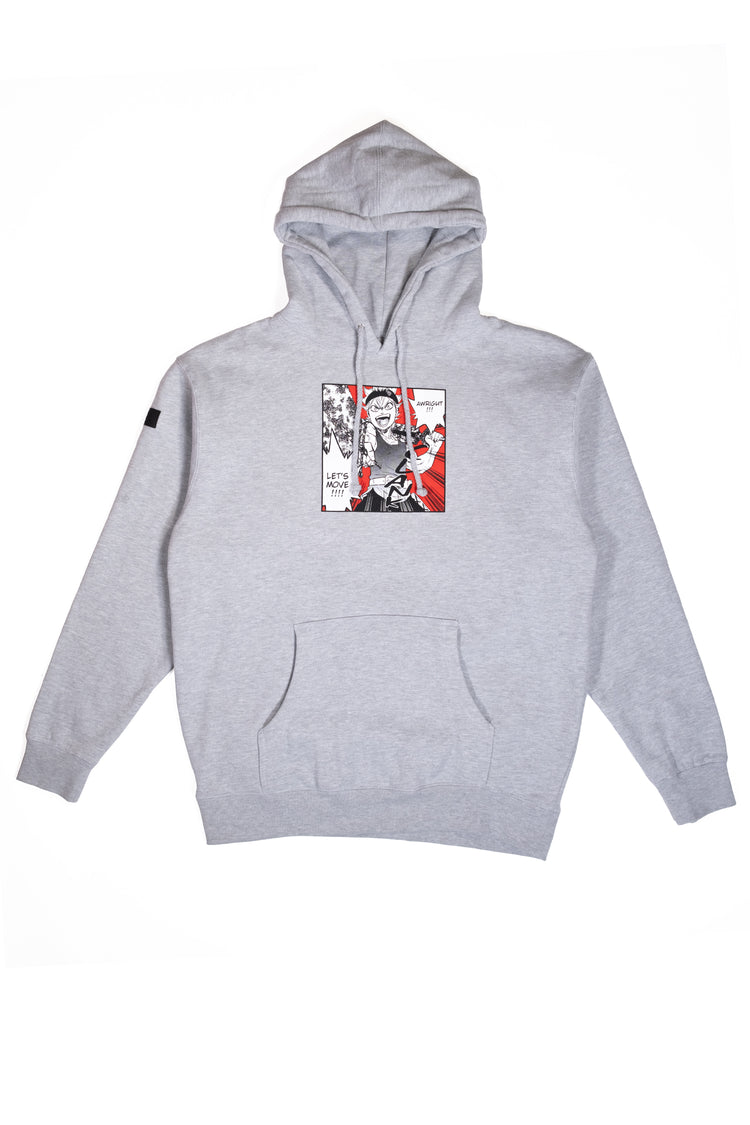 Awright Black Clover Awright!!! Hoodie - Heather Grey – Shonen Jump Store