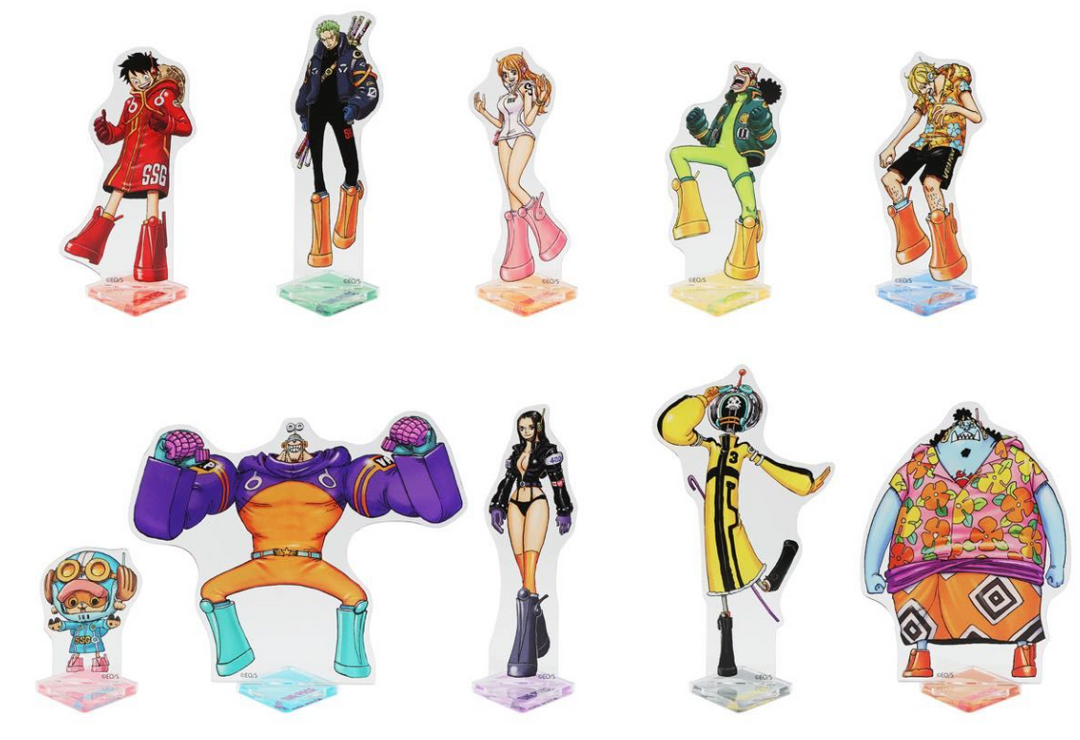 ONE PIECE Acrylic Figure  - Set of 10 [Egghead Edition "Future Clothes" Version]