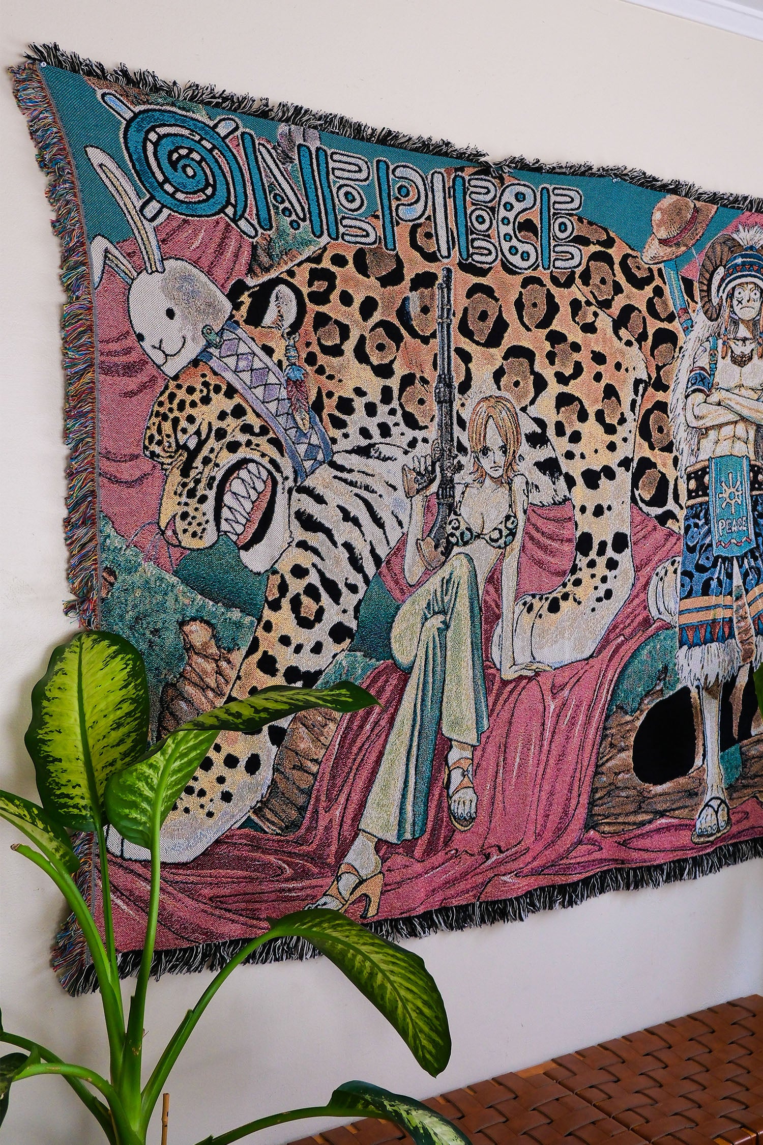 ONE PIECE Classic Jungle Adventures Tapestry Blanket - Multi