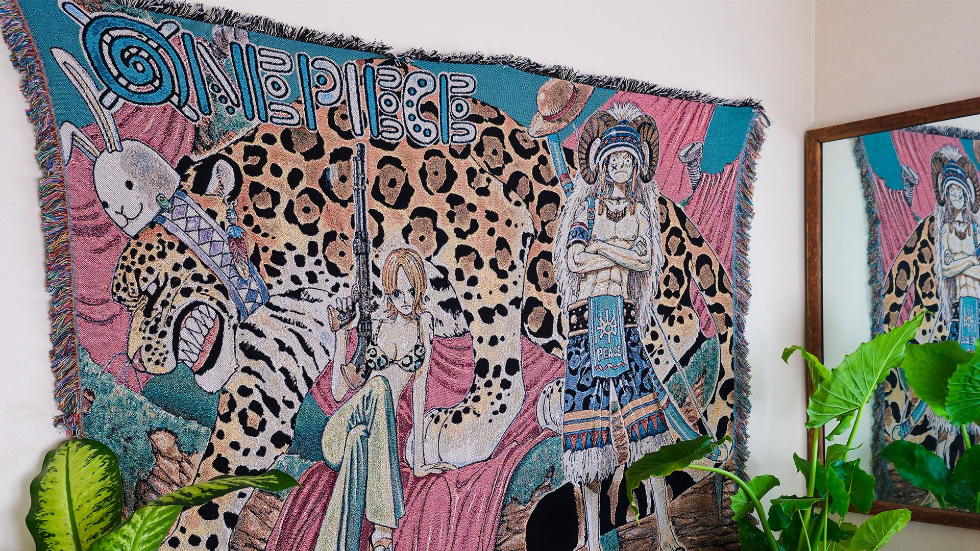 ONE PIECE Classic Jungle Adventures Tapestry Blanket - Multi