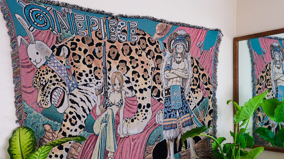 ONE PIECE Classic Jungle Adventures Tapestry Blanket - Multi