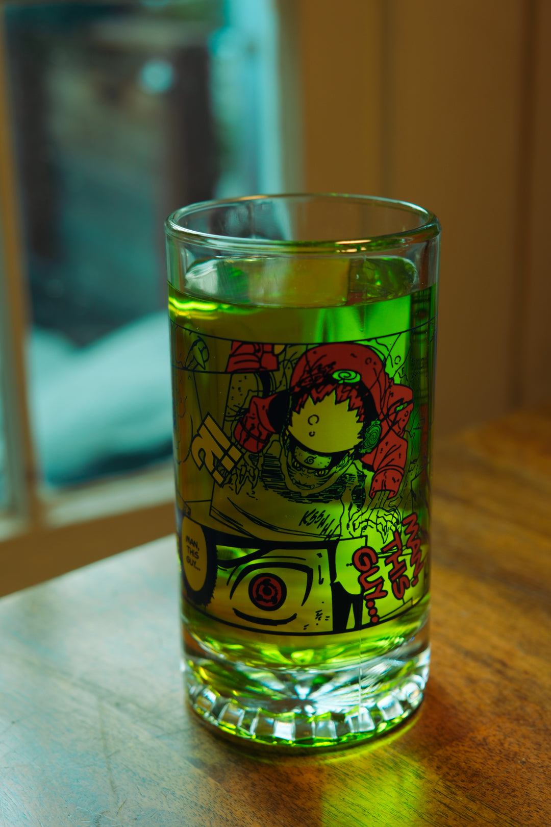 Naruto VS Sasuke Glass Stein 18 oz.