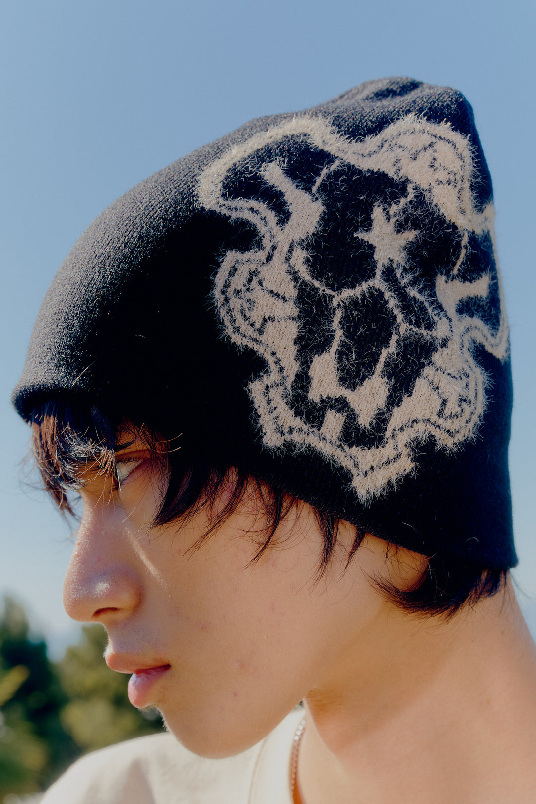 Black Clover Black Bulls Emblem Skull Cap Beanie