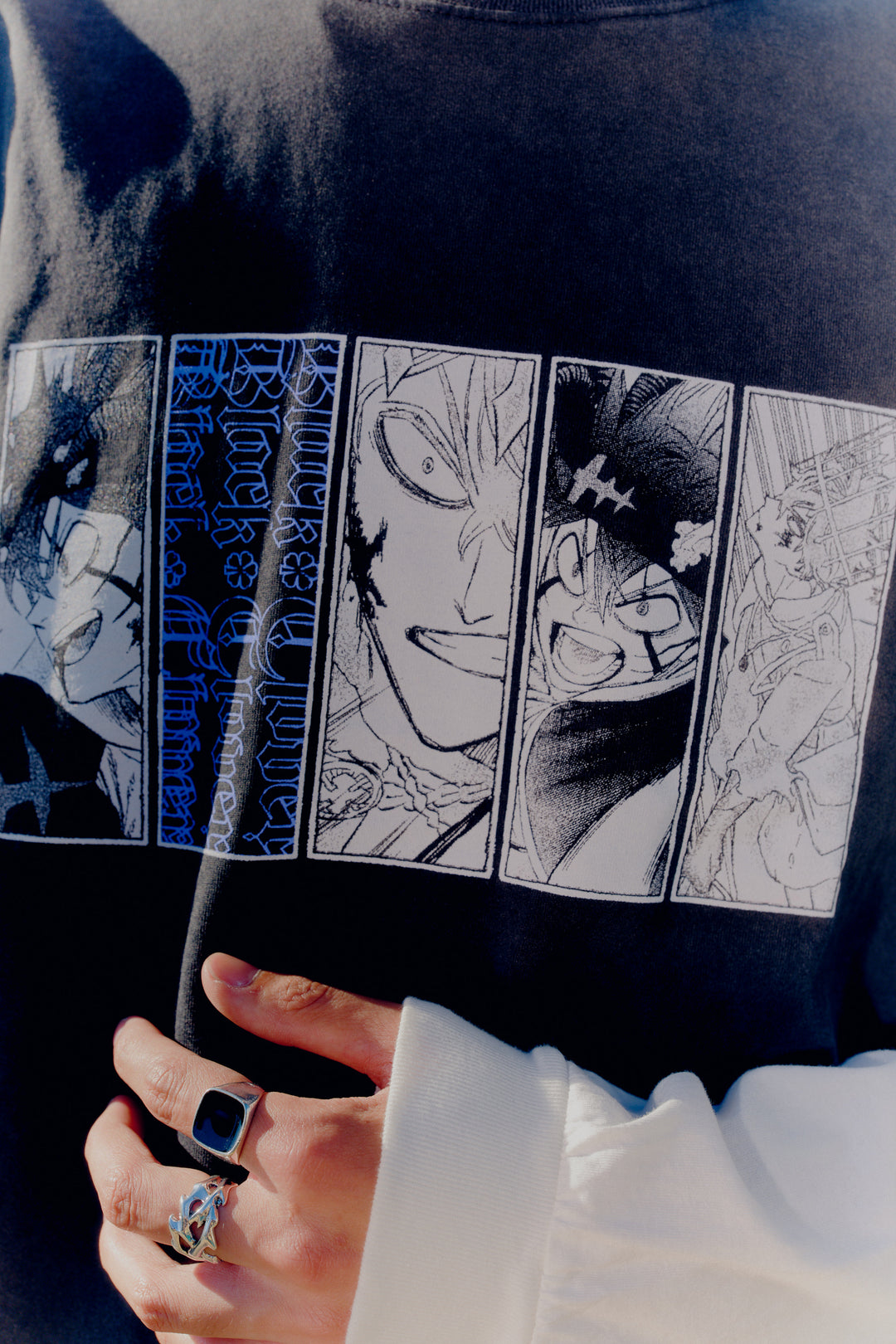 Black Clover Title 2-Fer Tee - Black / White