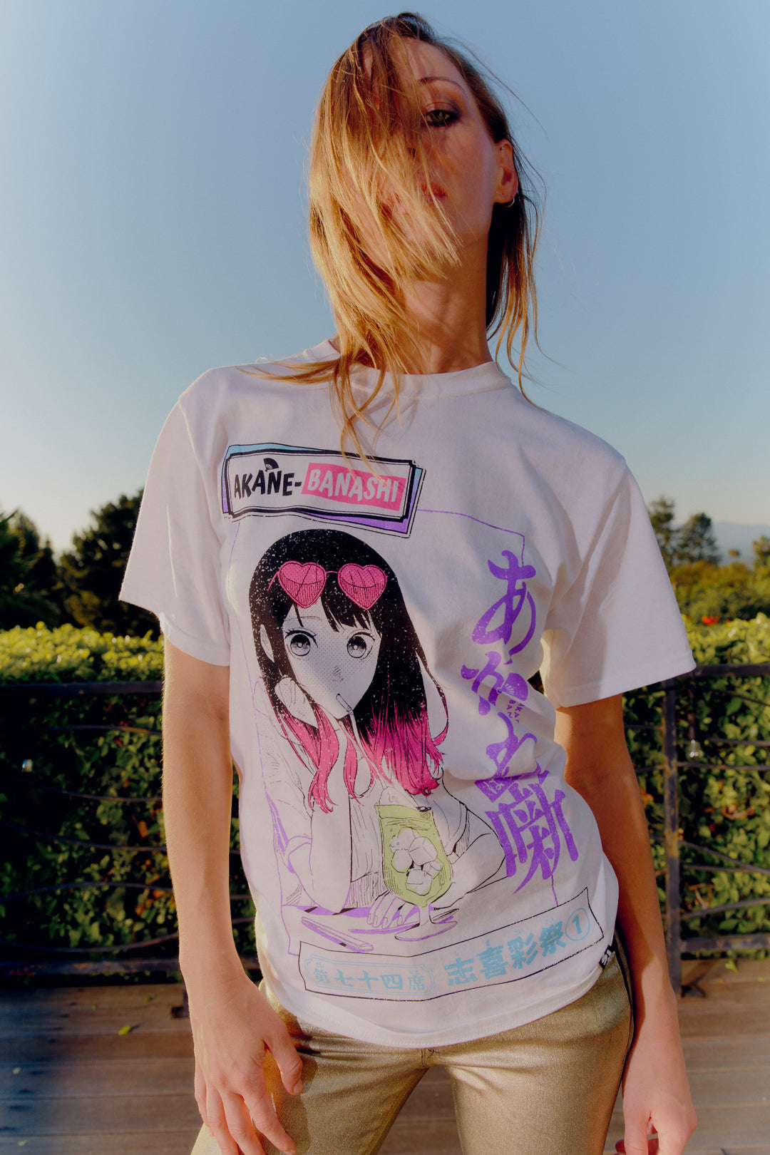 Akane-banashi Float Tee - White