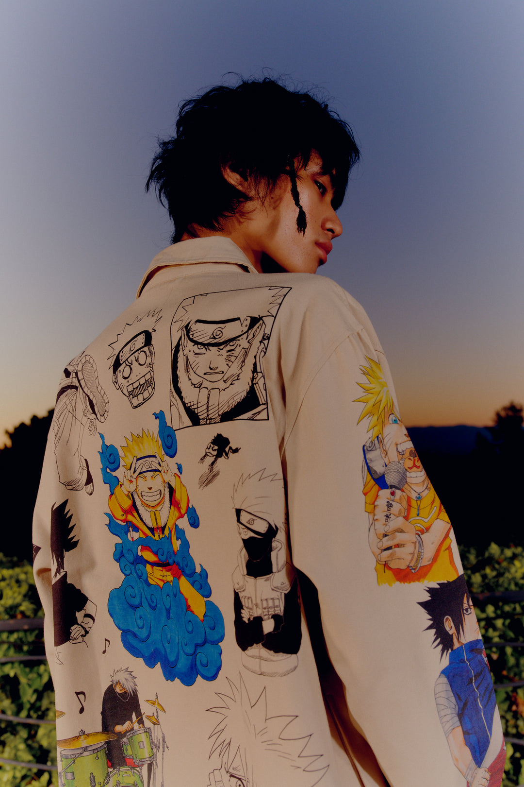 Complex Con 2026: Naruto Doodle Work Jacket - Khaki