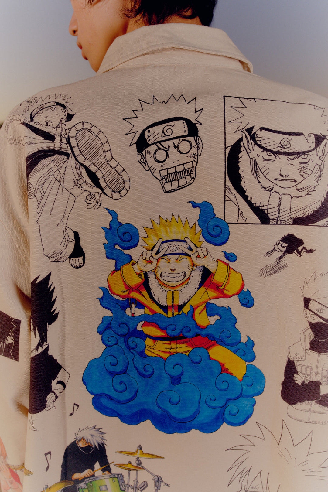 Complex Con 2026: Naruto Doodle Work Jacket - Khaki